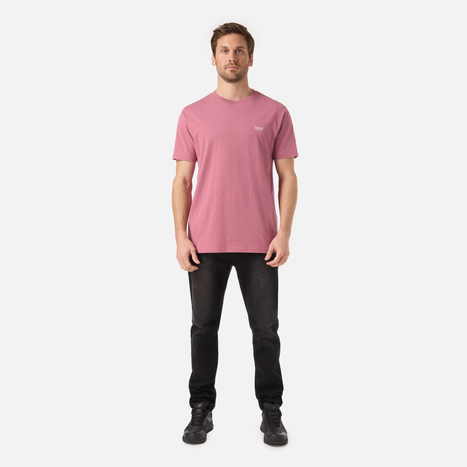 Polera Hombre Ulmo T-Shirt Rosa Oscuro Lippi V26-4