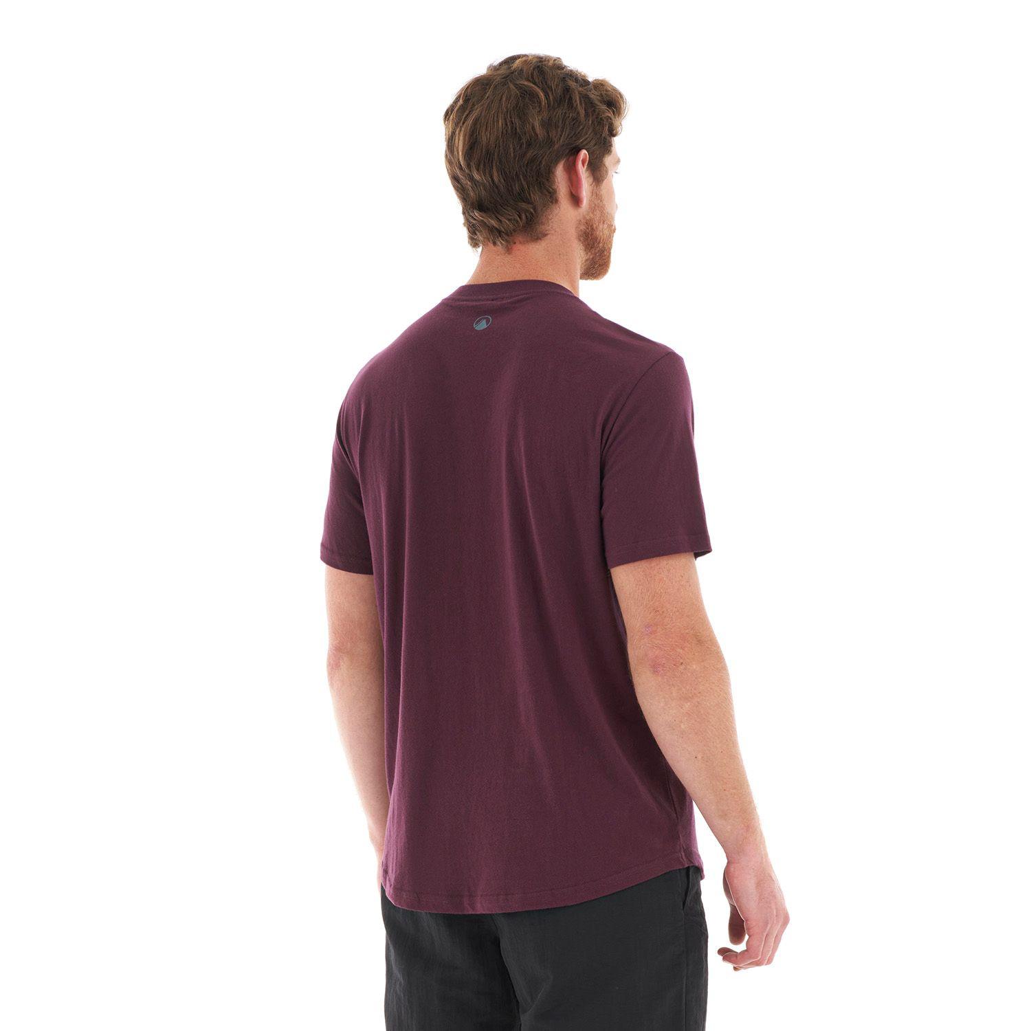 Polera Hombre Heritage UV-Stop T-Shirt Vino Lippi-4