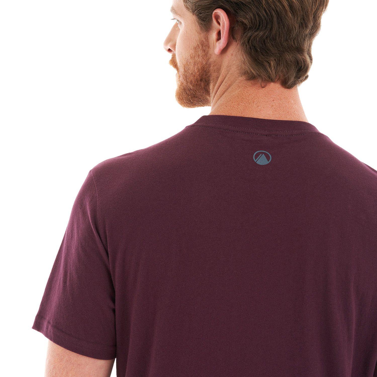 Polera Hombre Heritage UV-Stop T-Shirt Vino Lippi-6