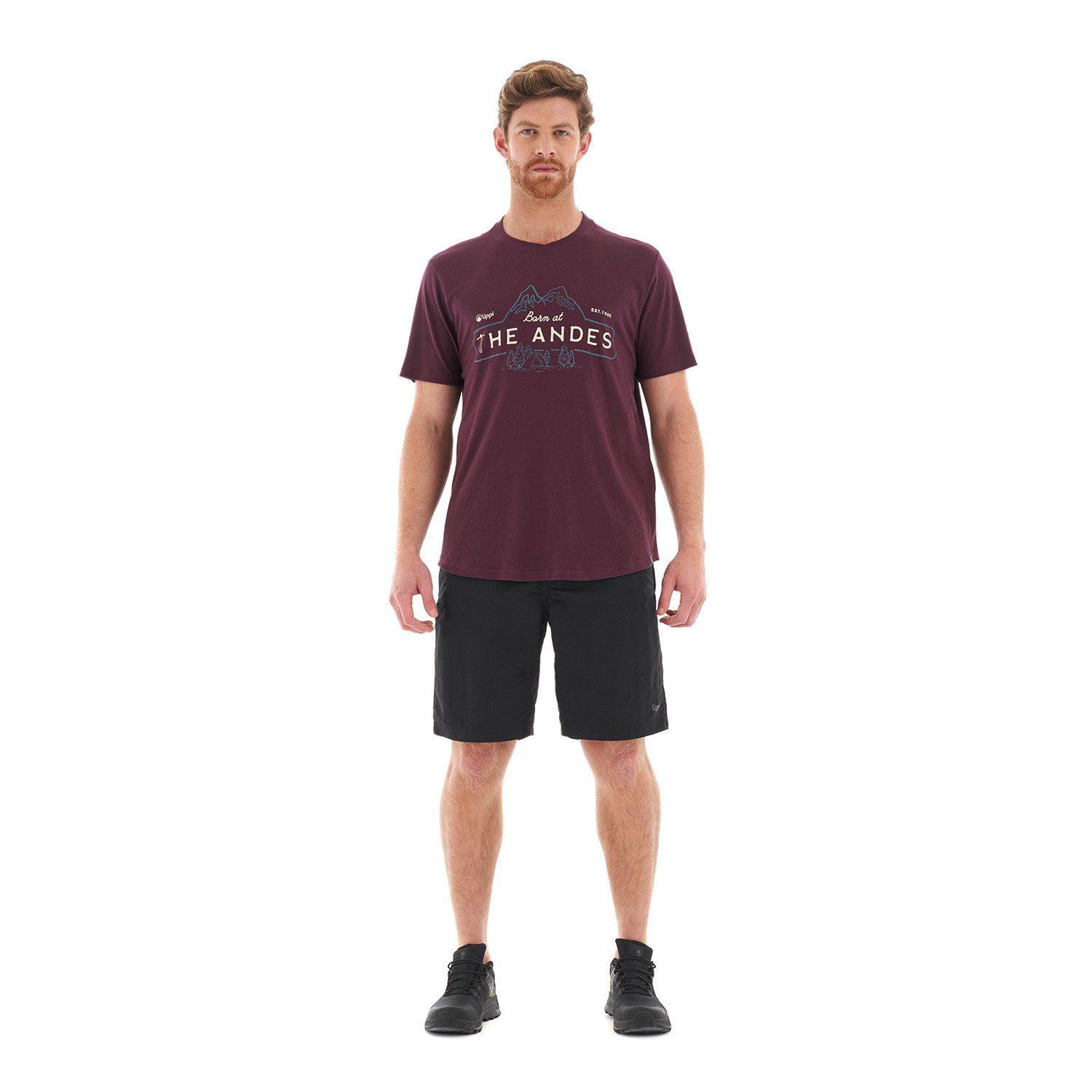 Polera Hombre Heritage UV-Stop T-Shirt Vino Lippi-7
