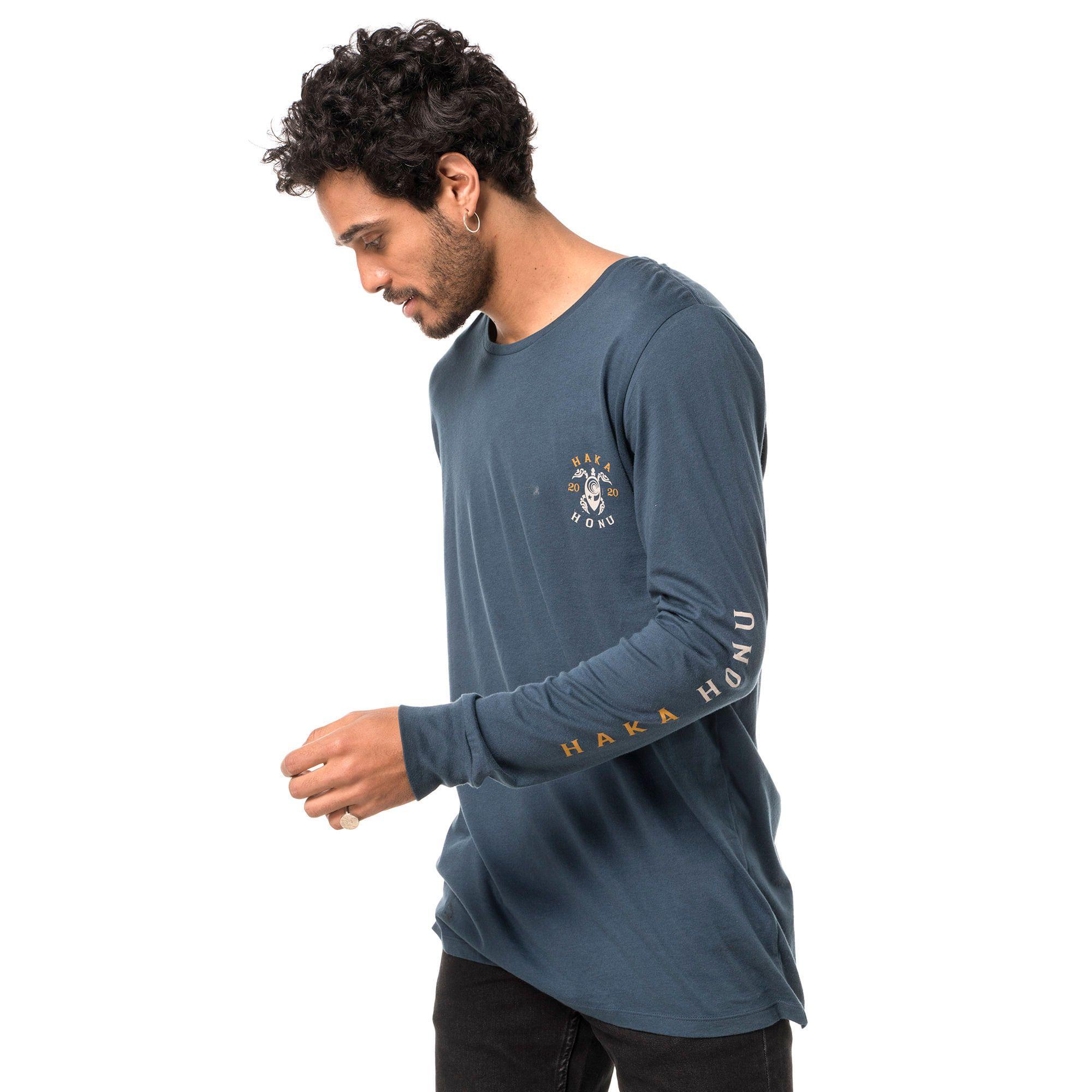 Polera Hombre Norte Sur Azul Haka Honu V20-0
