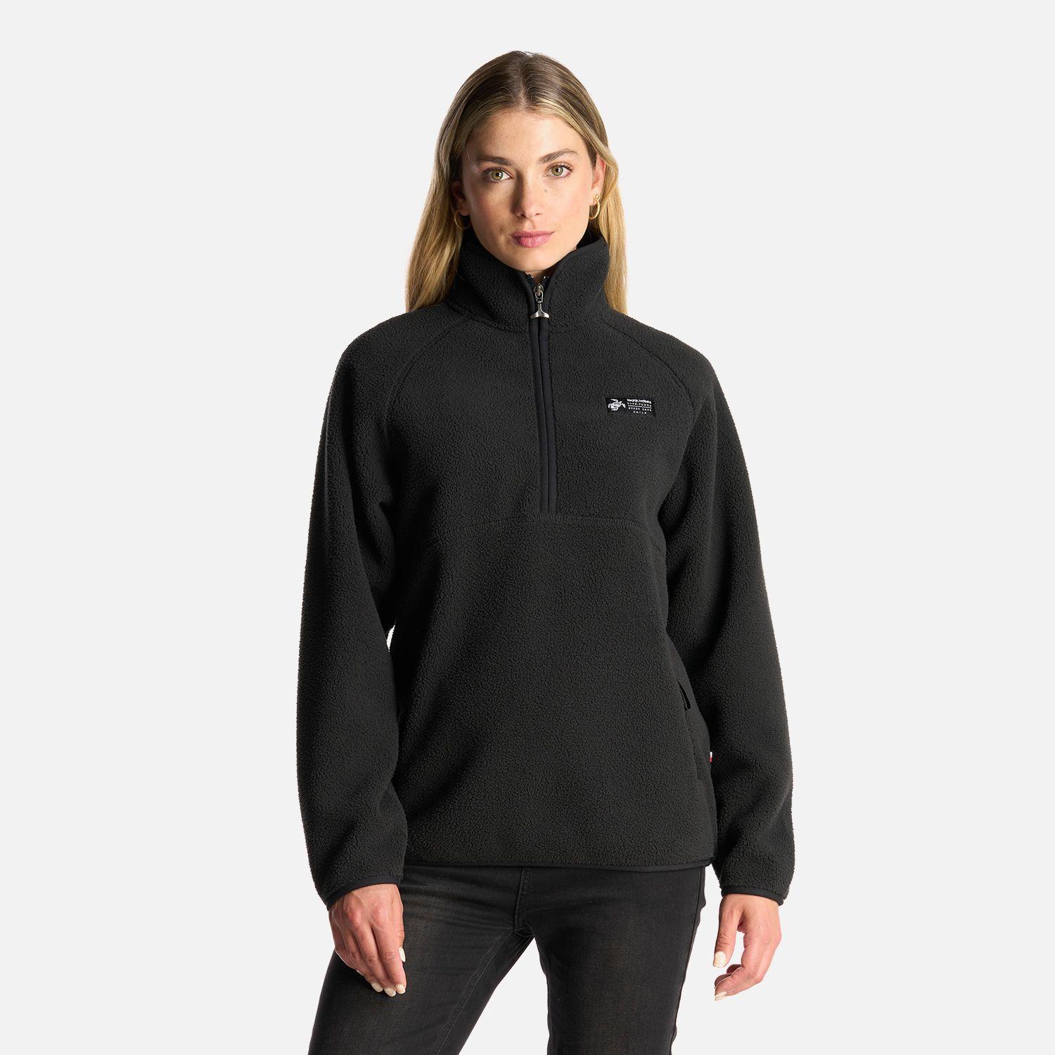 Poleron Mujer Fogon Negro Haka Honu-1