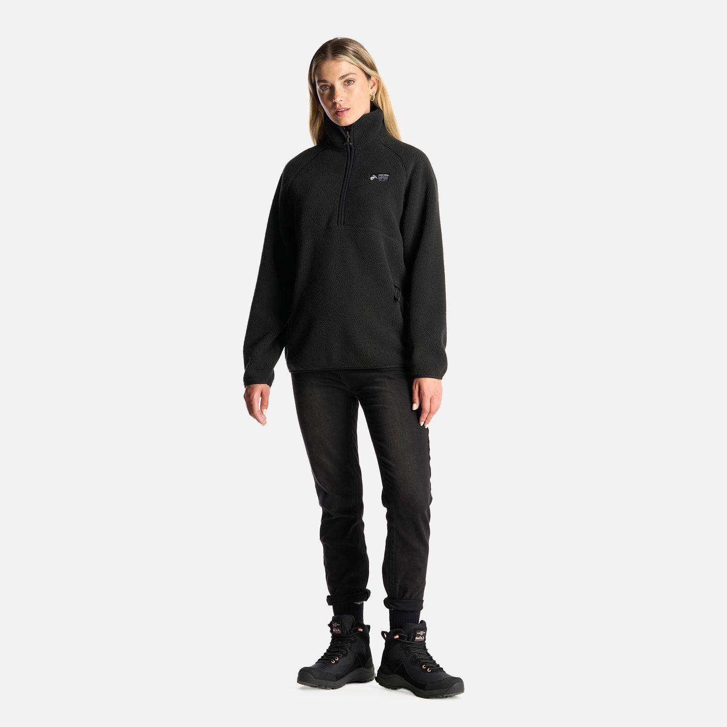 Poleron Mujer Fogon Negro Haka Honu-6