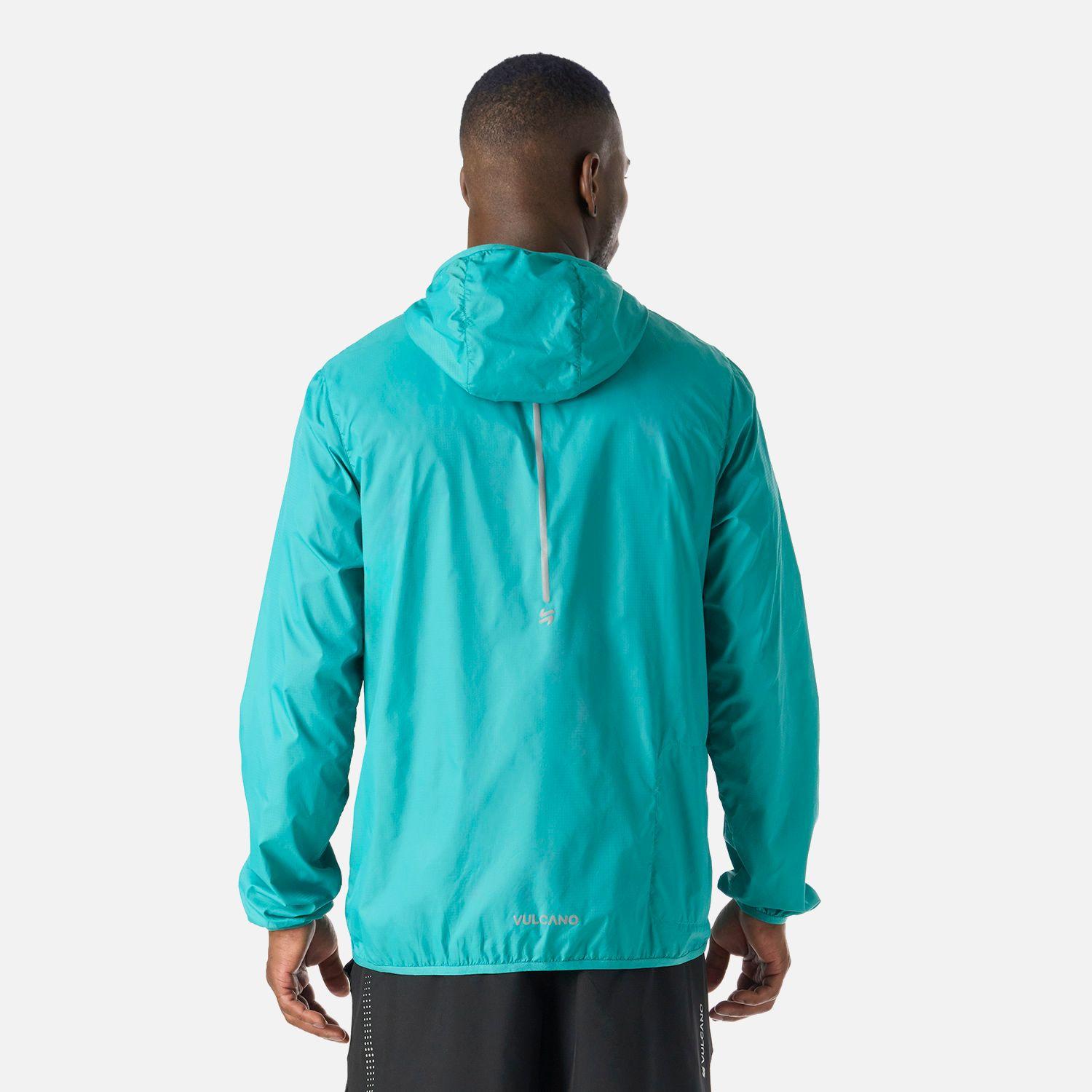 Chaqueta Hombre Built To Move Windbreaker Jacket Turquesa Vulcano-3