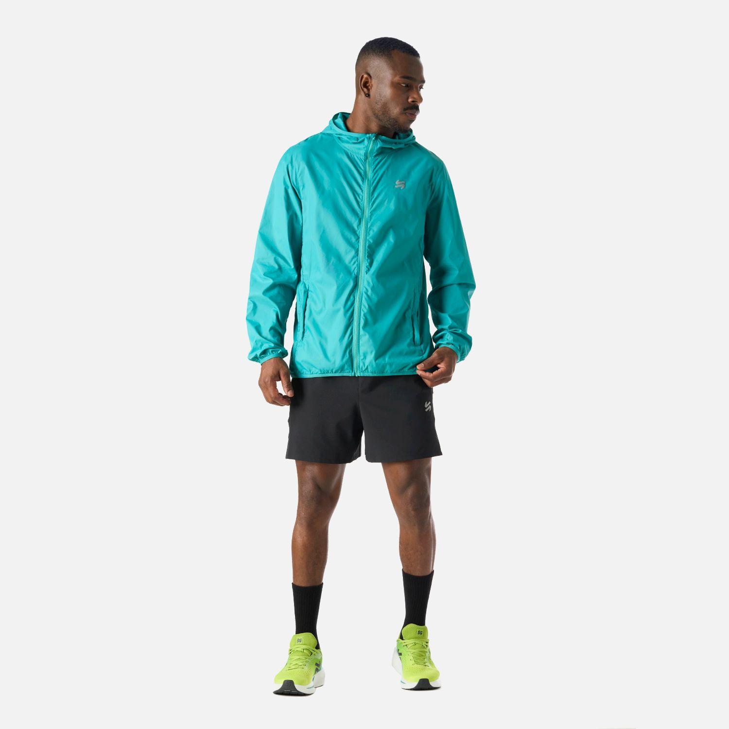 Chaqueta Hombre Built To Move Windbreaker Jacket Turquesa Vulcano-8
