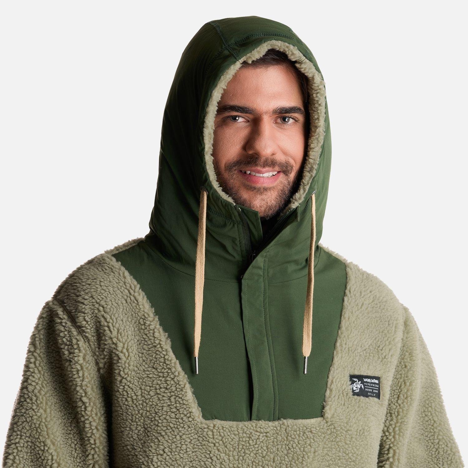 Poleron Hombre Chi-Porrito Verde Claro Haka Honu-4