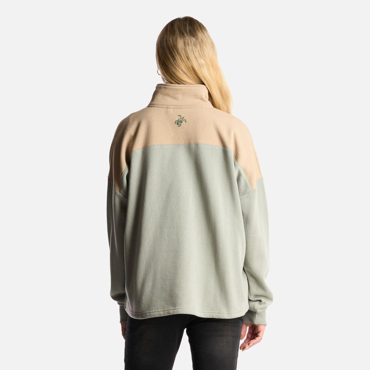 Poleron Mujer Peliculyon Verde Claro Haka Honu-4