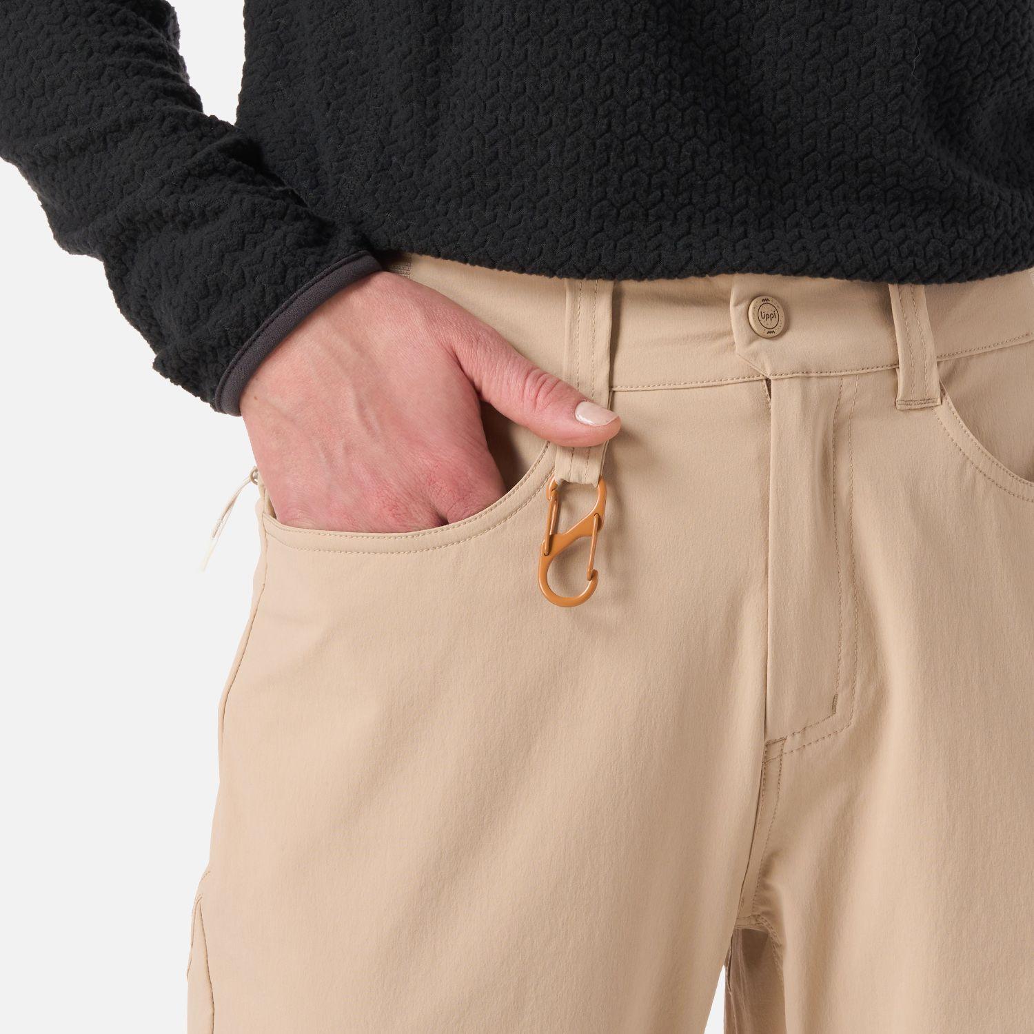 Pantalón Mujer Lennox Q-Dry Mix-2 Pants Beige Lippi V26-3