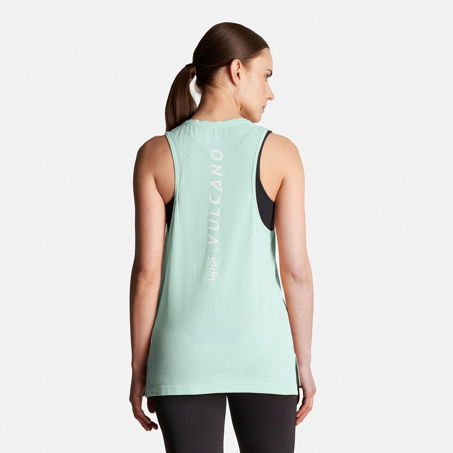 Polera Mujer 4 Run Seamless Trail T-Shirt Celeste Lippi-3