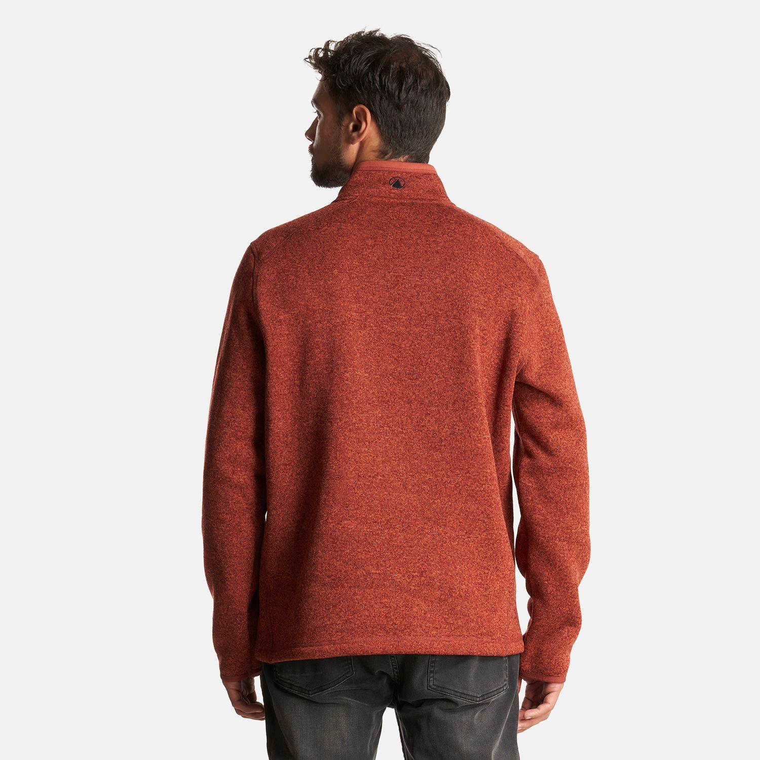 Poleron Hombre Coronado Therm-Pro Pullover Melange Vino Lippi-3