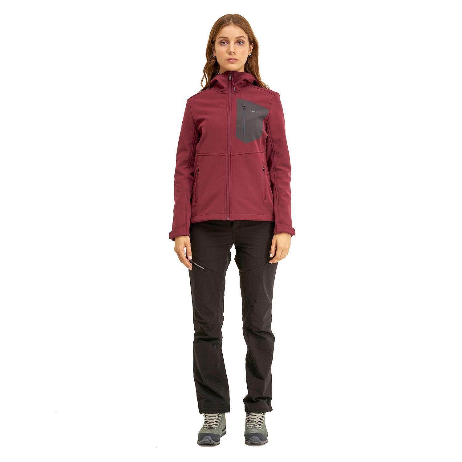 Chaqueta Mujer Seek Softshell Hoody Jacket Vino Lippi I20-6