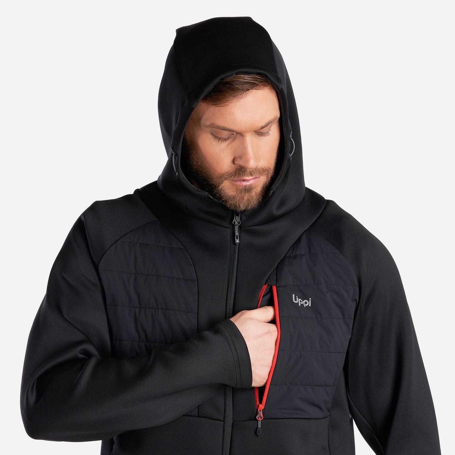 Chaqueta Hombre ColdMove WindBreaker SteamPro Hoody Jacket Negro Lippi V24-4