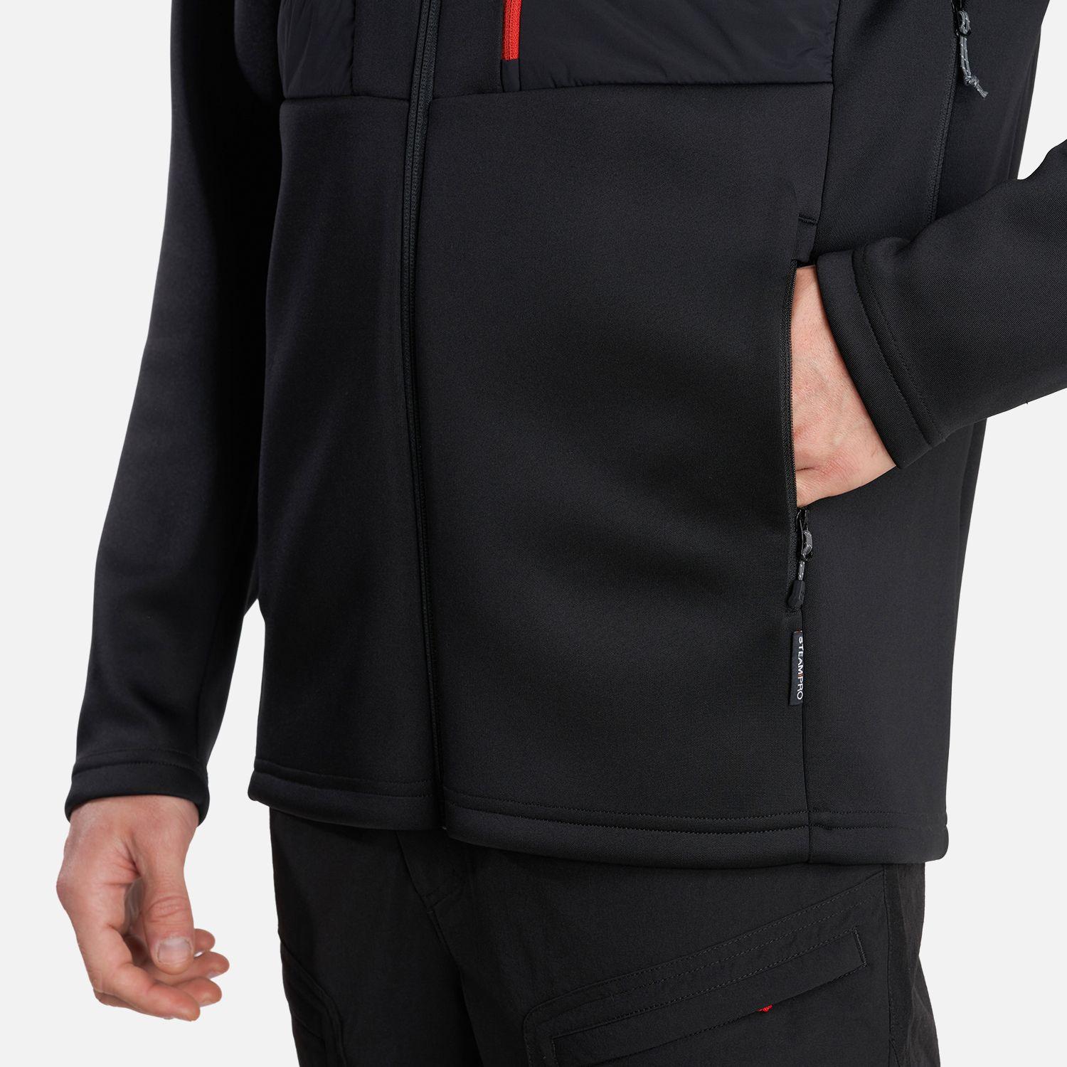 Chaqueta Hombre ColdMove WindBreaker SteamPro Hoody Jacket Negro Lippi V24-6