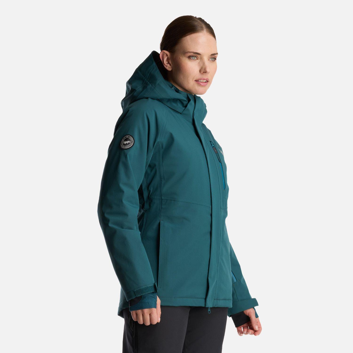 Chaqueta Mujer Andes B-Dry Hoody Jacket Verde Bosque Lippi-2