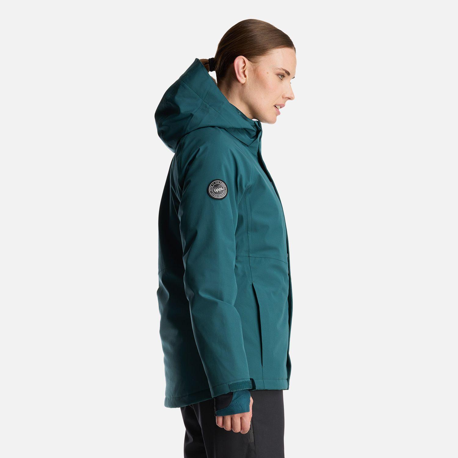 Chaqueta Mujer Andes B-Dry Hoody Jacket Verde Bosque Lippi-3