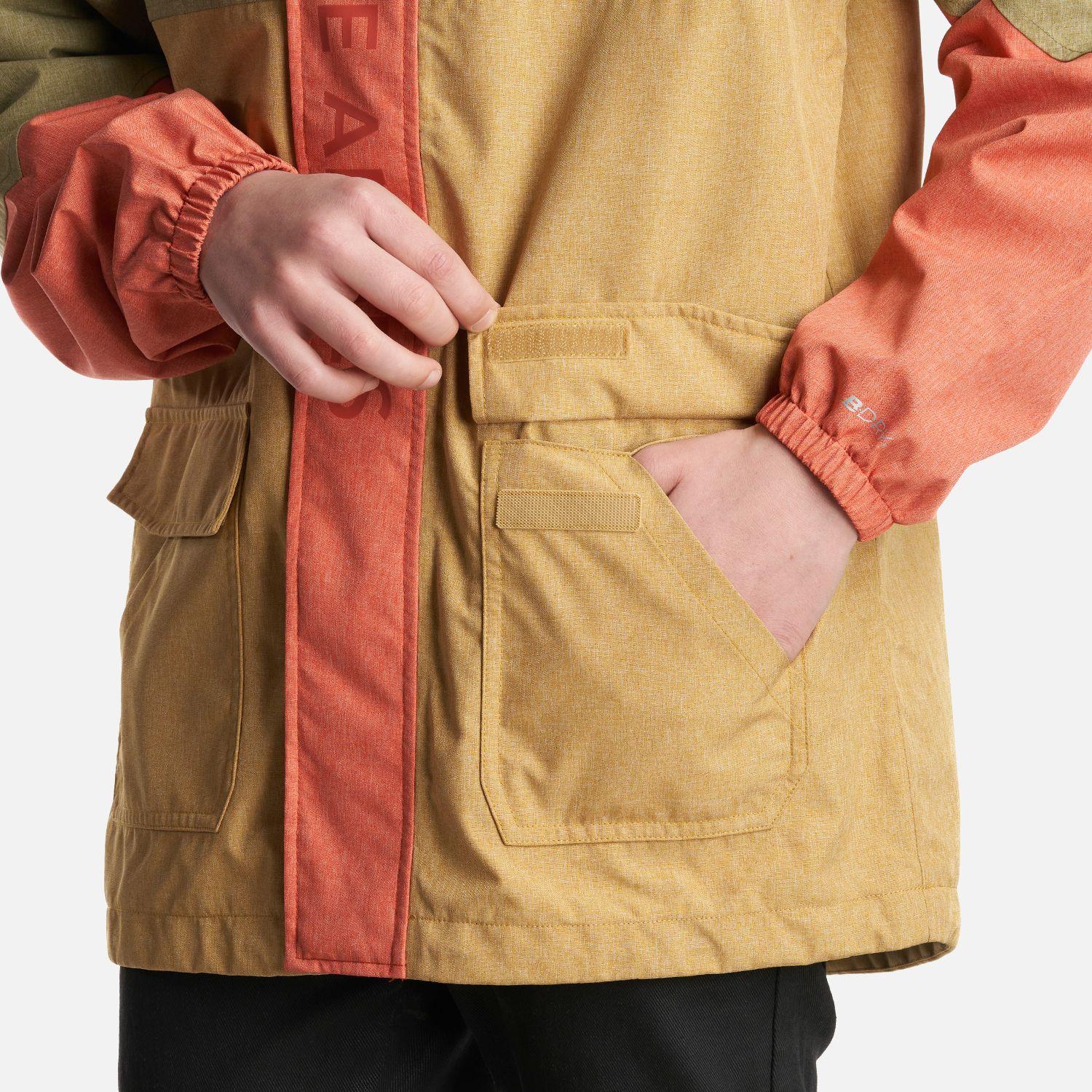 Chaqueta Teen Boy FirePlace B-Dry Jacket Mostaza Oscuro Lippi-5