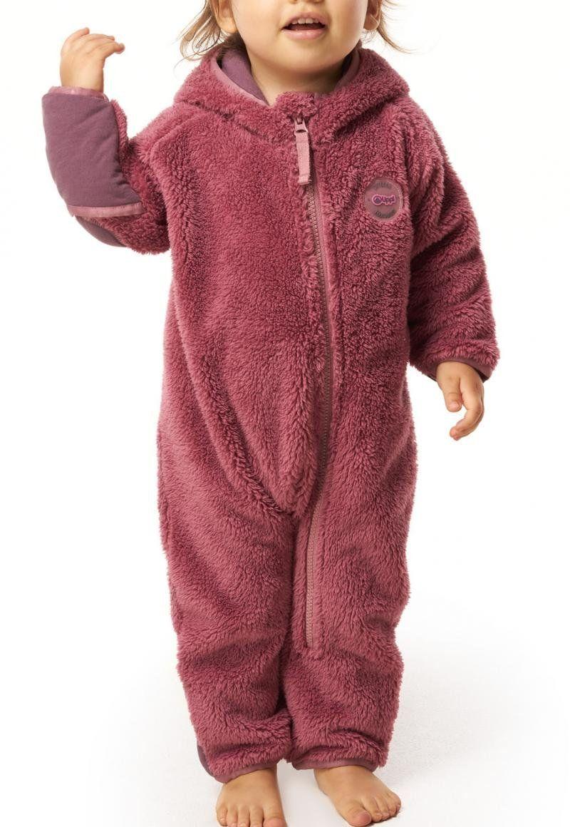 Enterito Baby Girl Bear Shaggy-Pro Onesie Palo Rosa Lippi-5