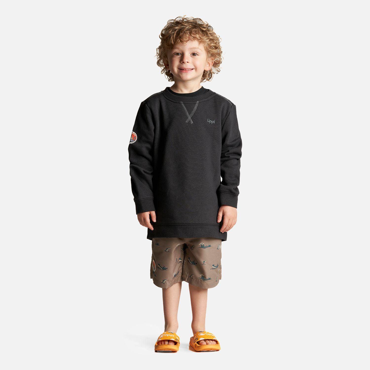 Poleron Niño Insigne Sweatshirt Negro Lippi-3