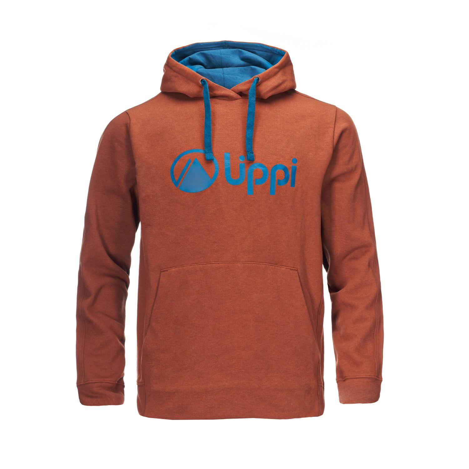 Poleron Teen Boy Insigne Hoody Sweatshirt Terracota Lippi V22-0