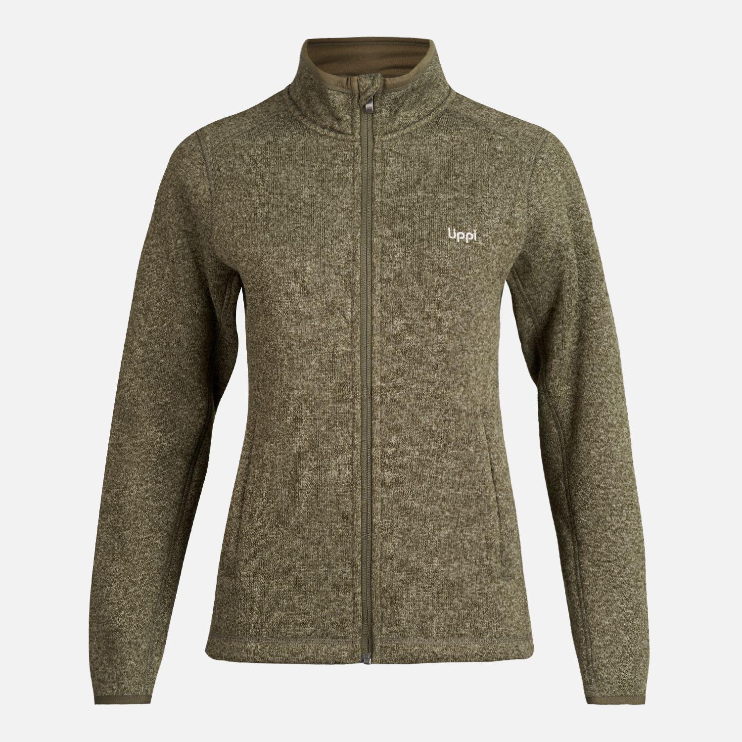 Polar Mujer Coronado Therm-Pro Jacket Melange Verde Oscuro Lippi-0