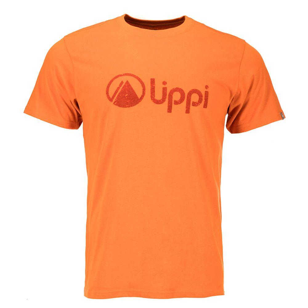 Polera Hombre Logo Lippi UV-Stop T-Shirt Naranjo Lippi-0