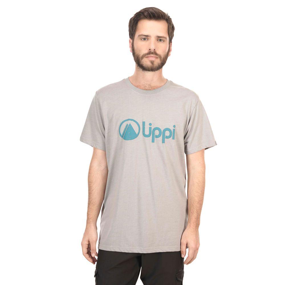 Polera Hombre Logo Lippi UV-Stop T-Shirt Naranjo Lippi-1
