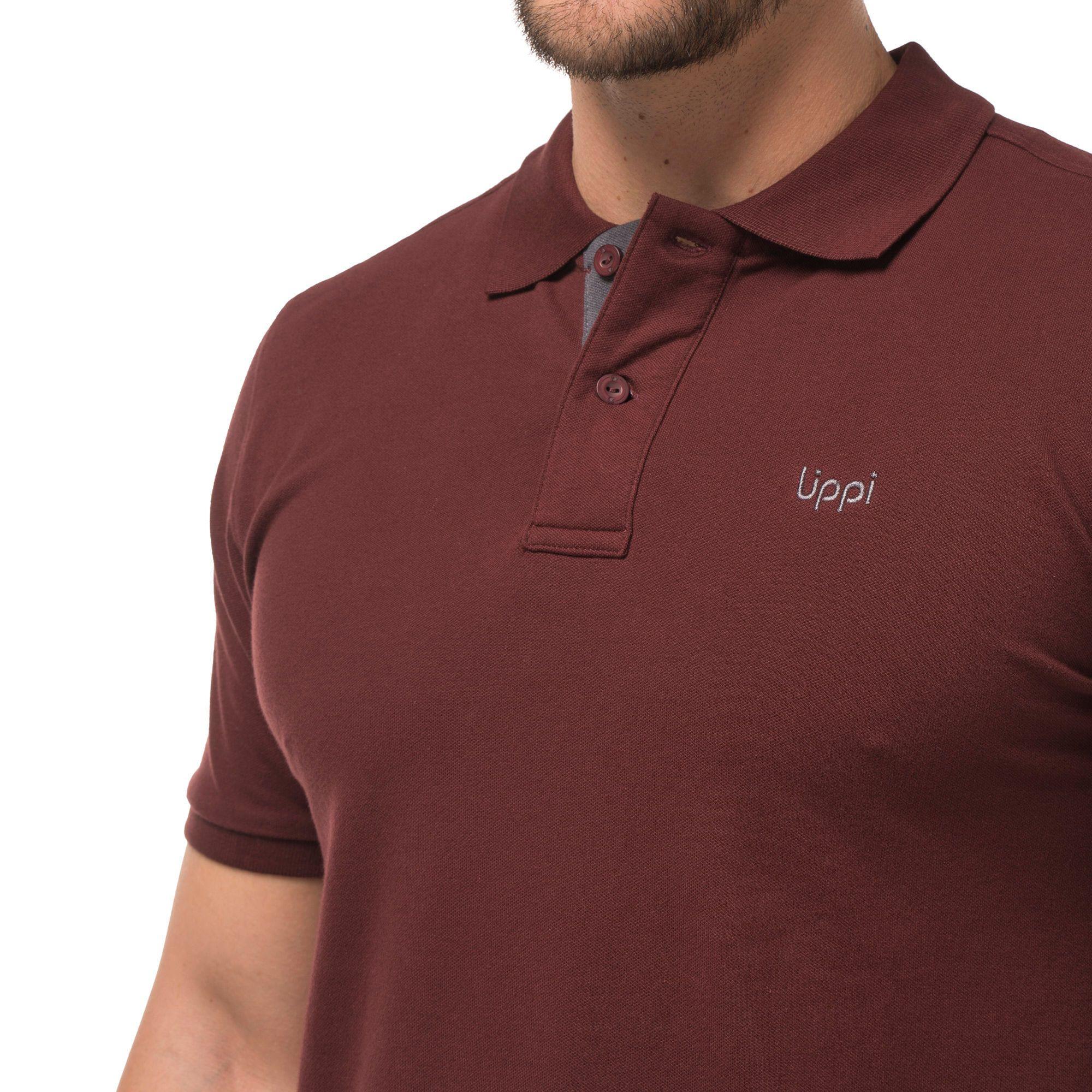 Polera Hombre First Class Elastic Polo Malva Lippi V20-4
