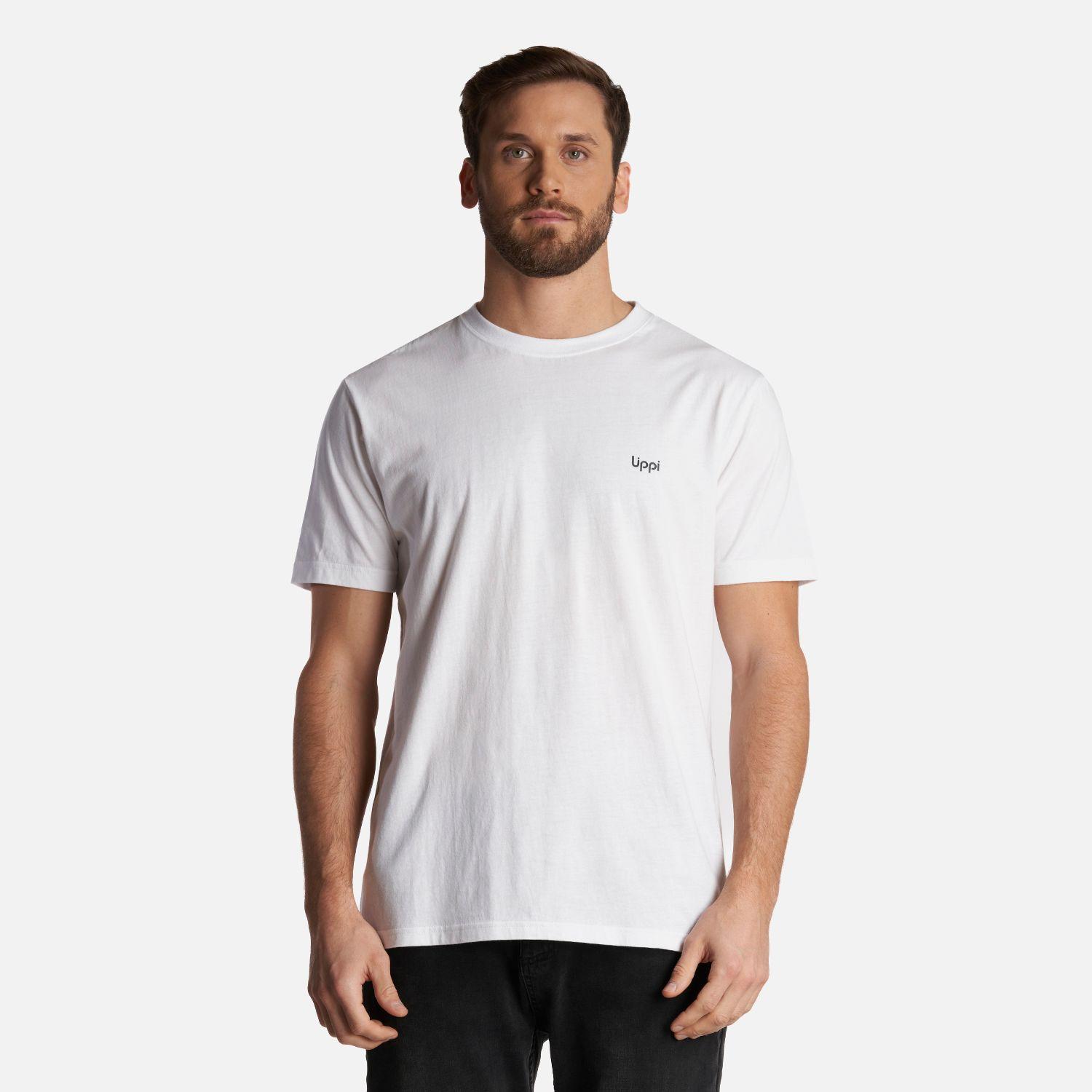 Polera Hombre Ulmo T-Shirt Blanco Lippi V24-1