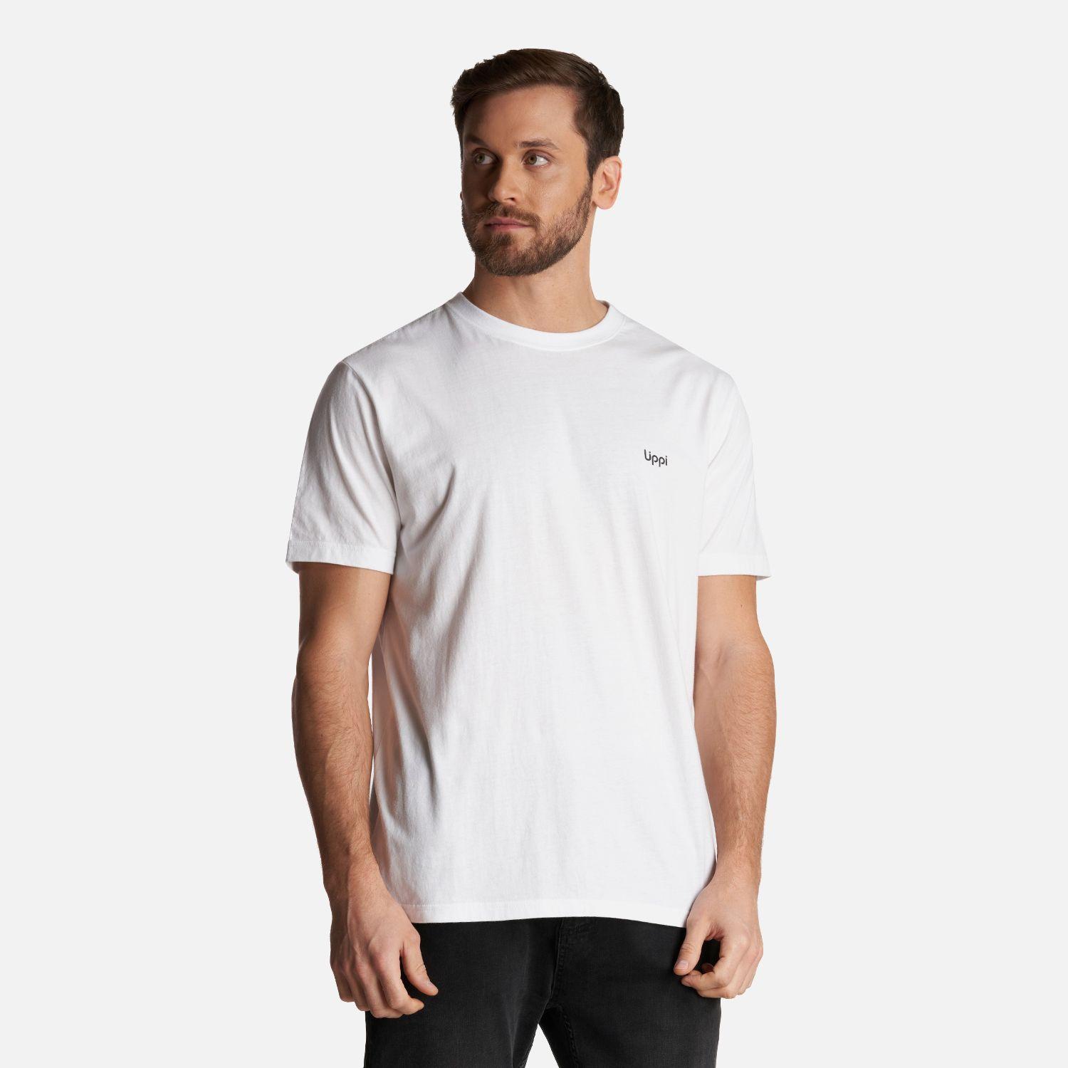 Polera Hombre Ulmo T-Shirt Blanco Lippi V24-2
