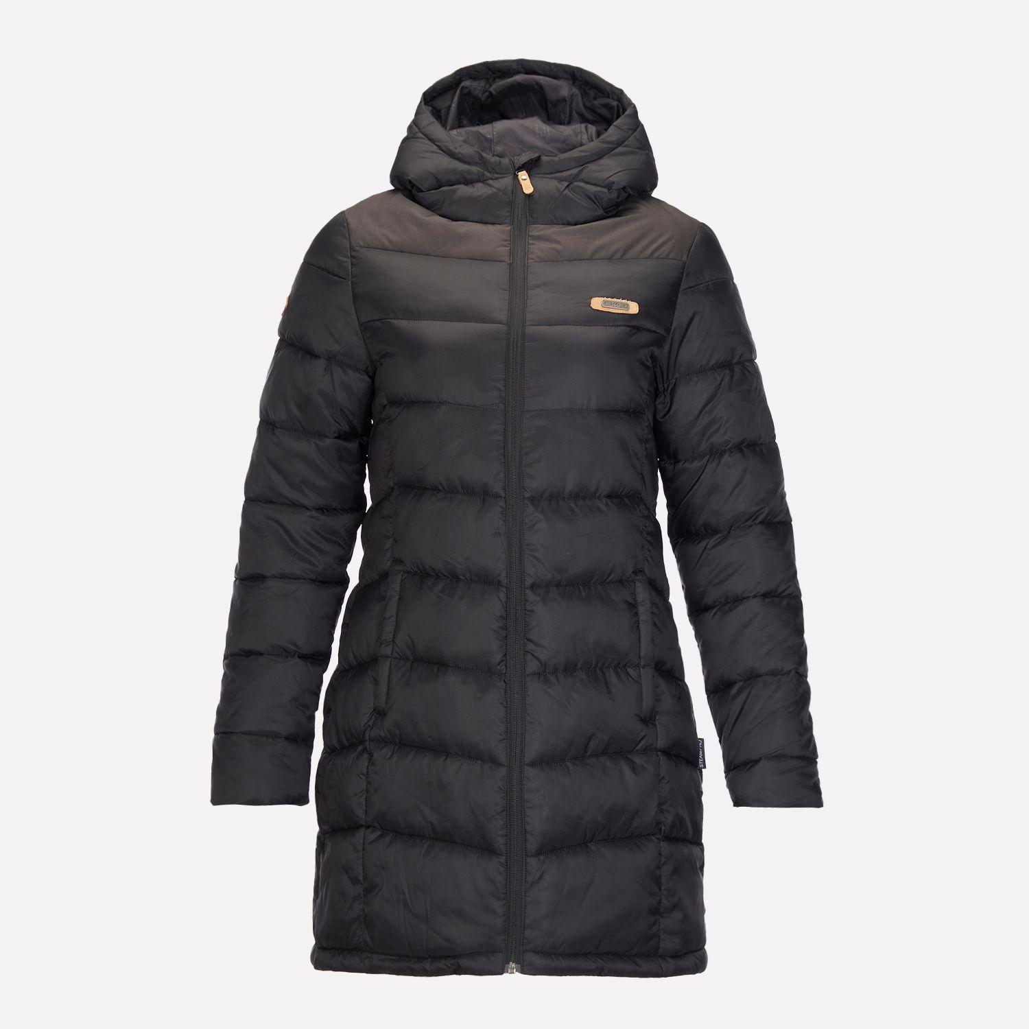 Chaqueta Mujer Long Line Steam-Pro Hoody Jacket Negro Lippi I22-0