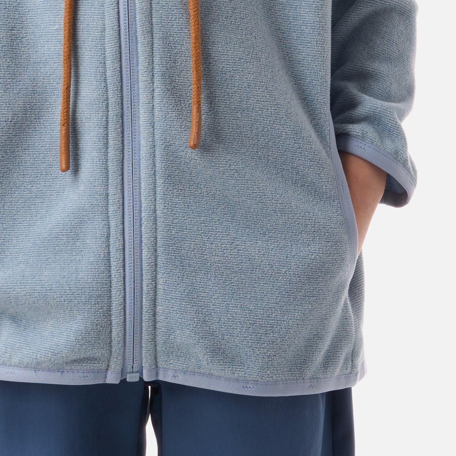 Polar Niño Stripes Nano-F Full Zip Hoody Azul Piedra Lippi V26-4