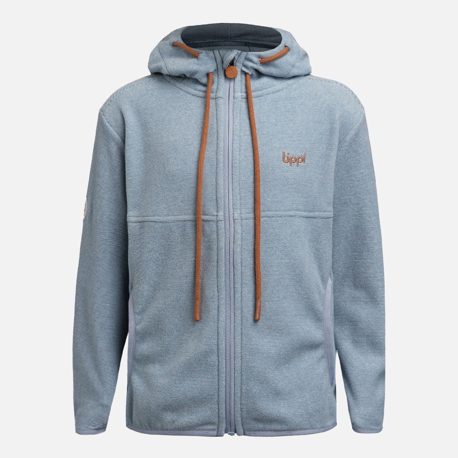 Polar Niño Stripes Nano-F Full Zip Hoody Azul Piedra Lippi V26-6