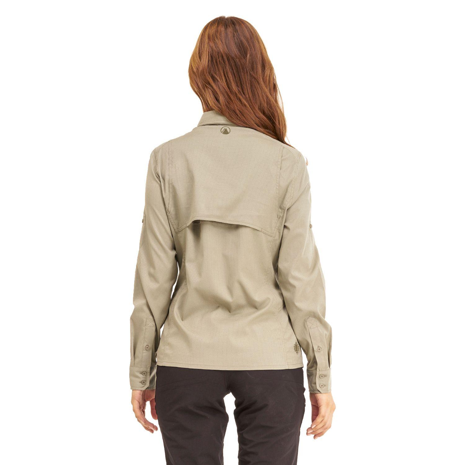 Camisa Mujer Rosselot Long Sleeve Q-Dry Shirt Laurel Lippi I20-3