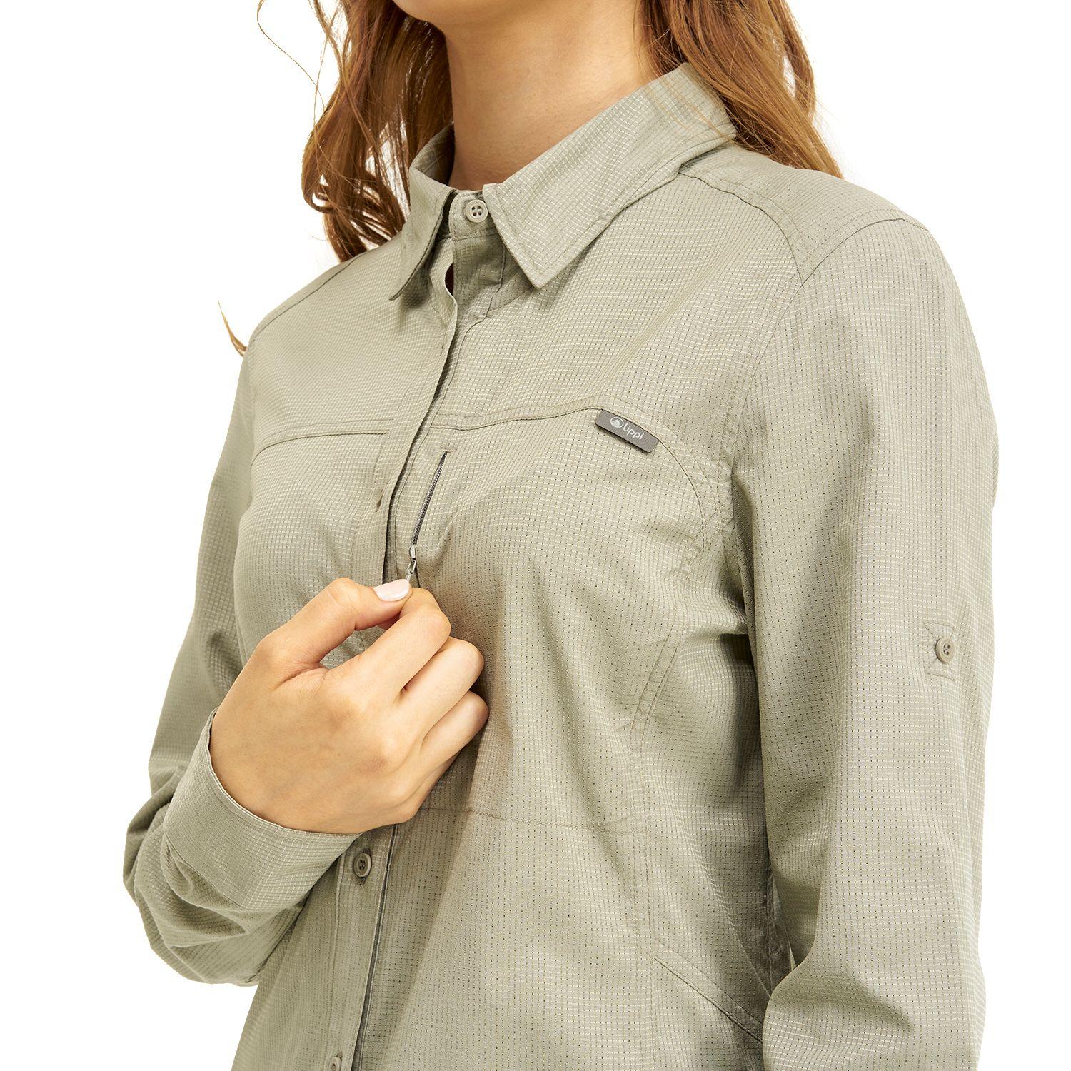 Camisa Mujer Rosselot Long Sleeve Q-Dry Shirt Laurel Lippi I20-4
