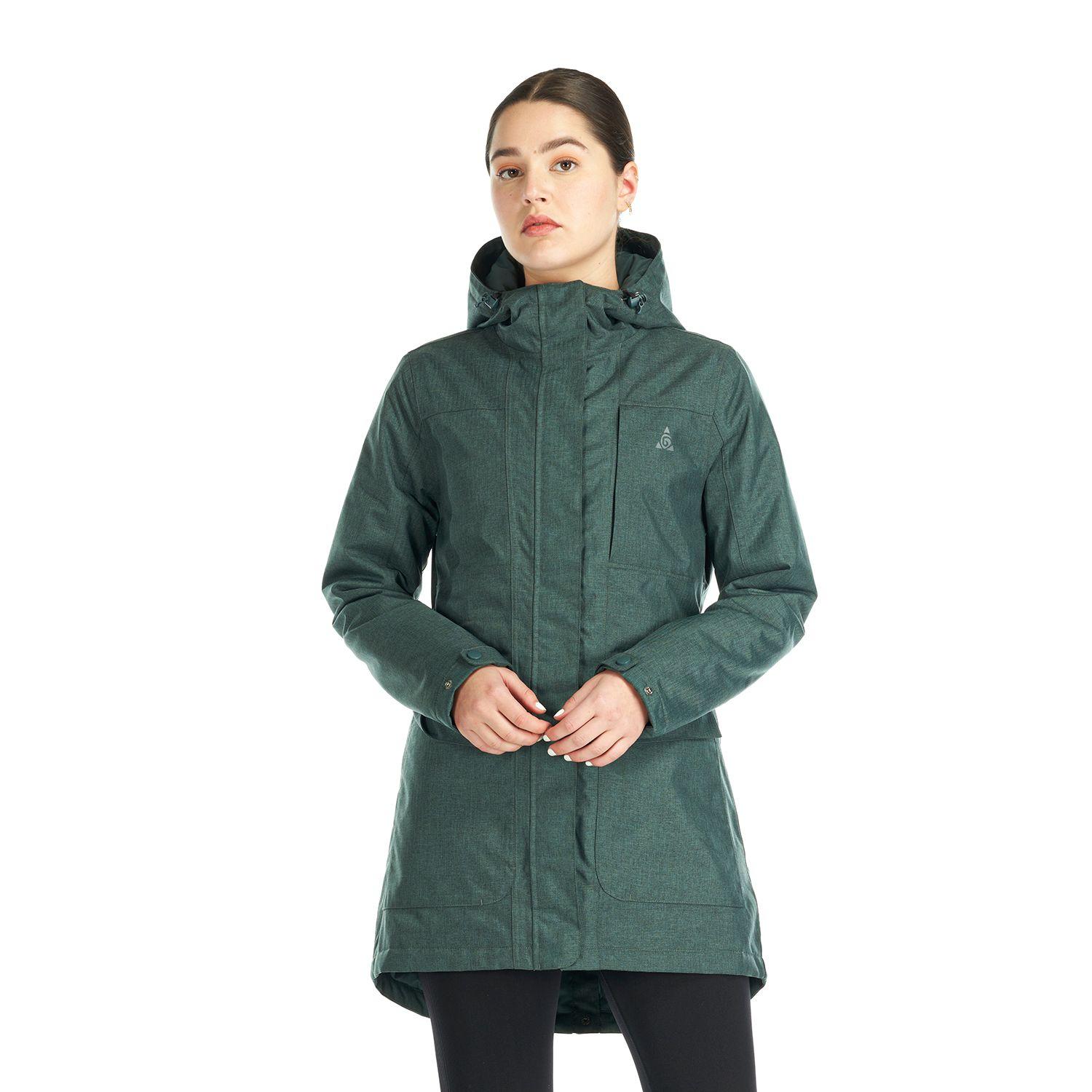 Chaqueta Mujer Oasis Turquesa Verde Geography-1