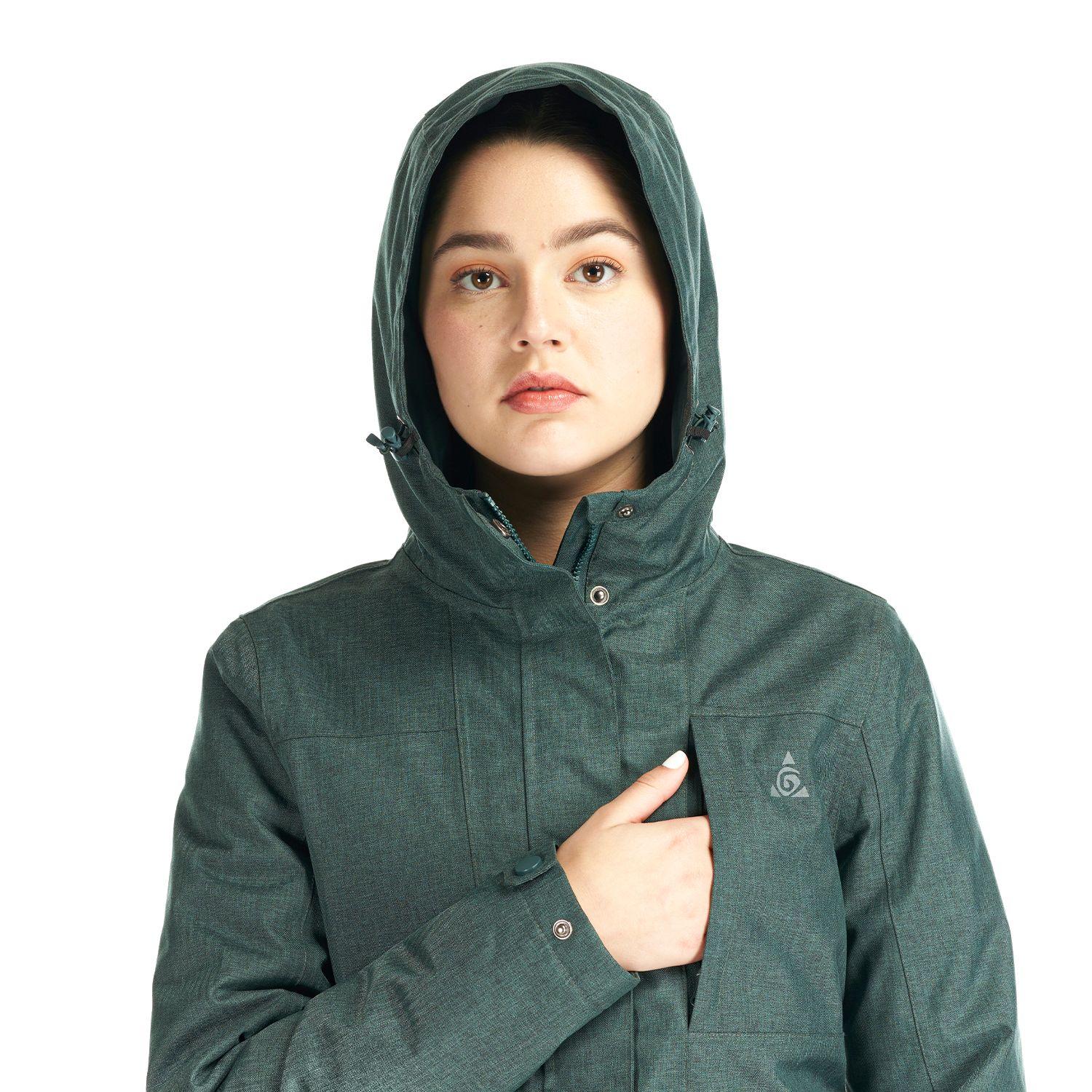 Chaqueta Mujer Oasis Turquesa Verde Geography-6