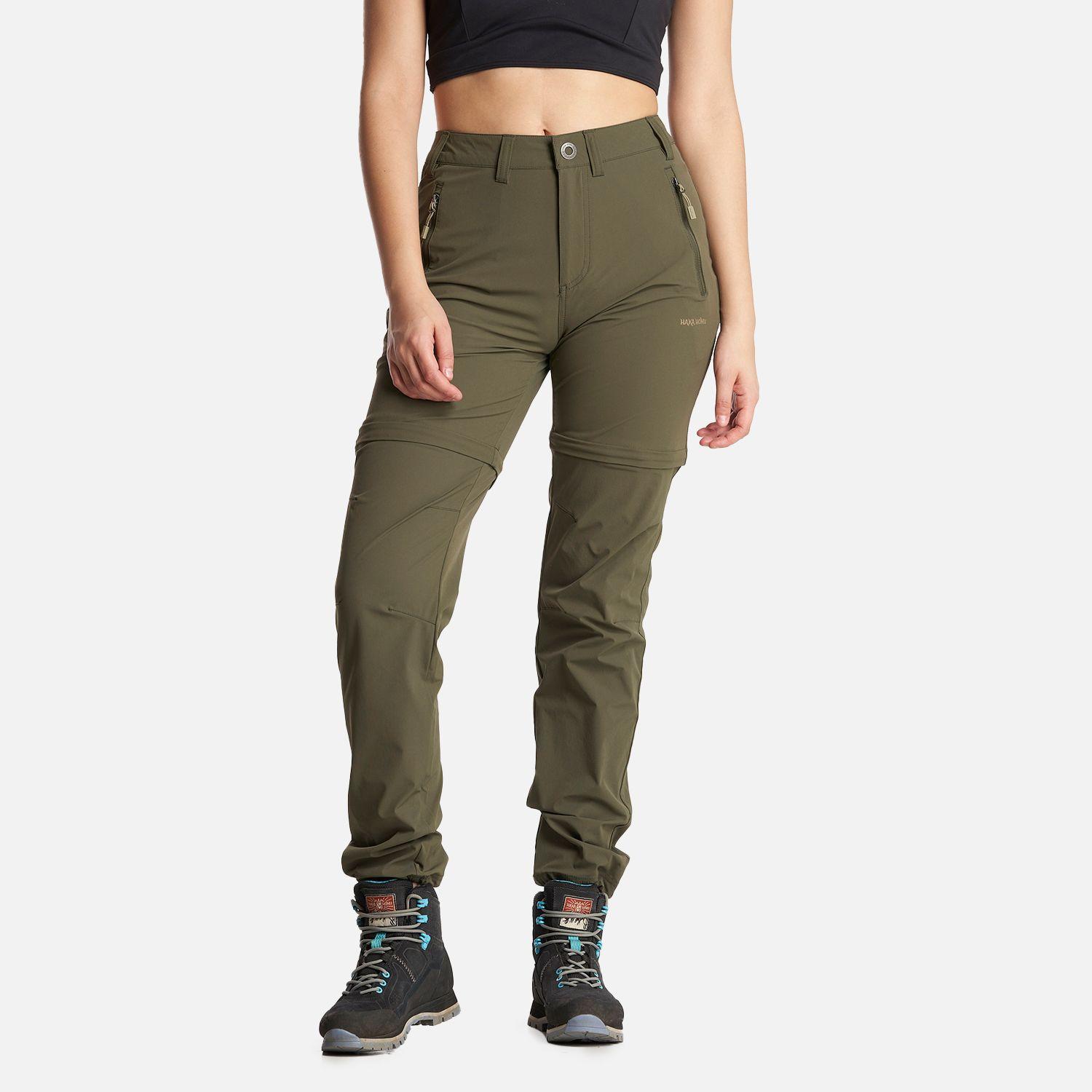 Pantalon Mujer Desmontalo Verde Oscuro Haka Honu-1