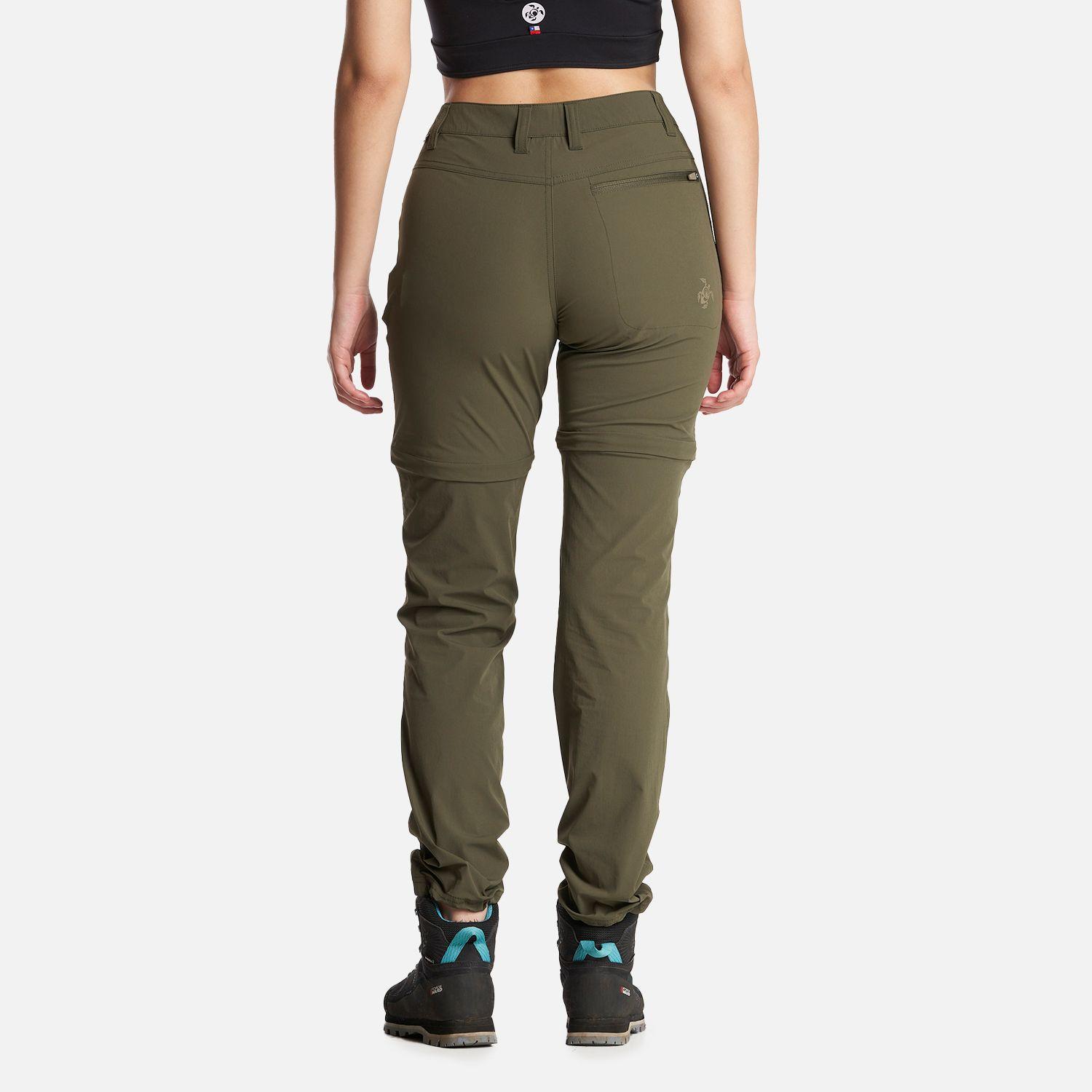 Pantalon Mujer Desmontalo Verde Oscuro Haka Honu-3