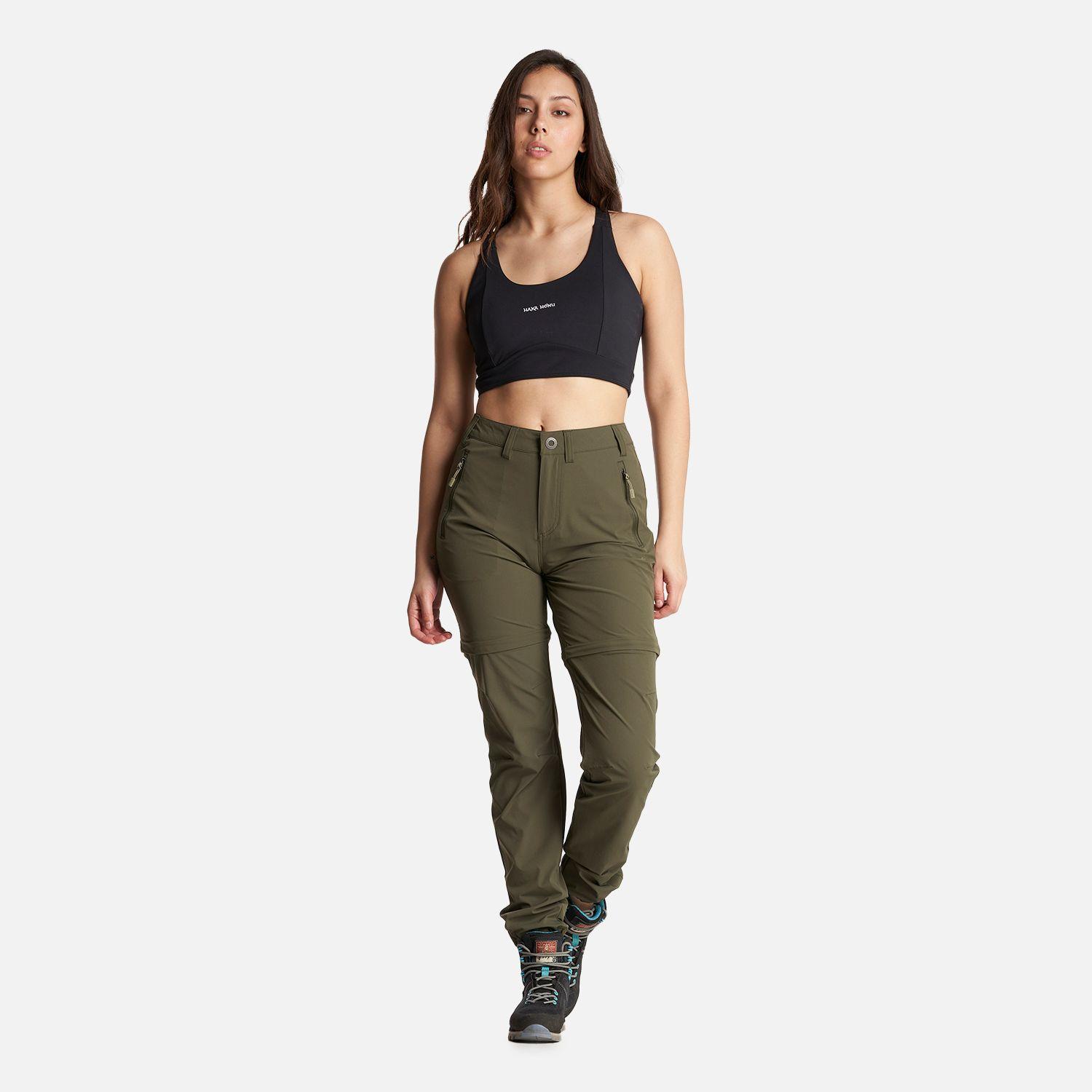 Pantalon Mujer Desmontalo Verde Oscuro Haka Honu-8