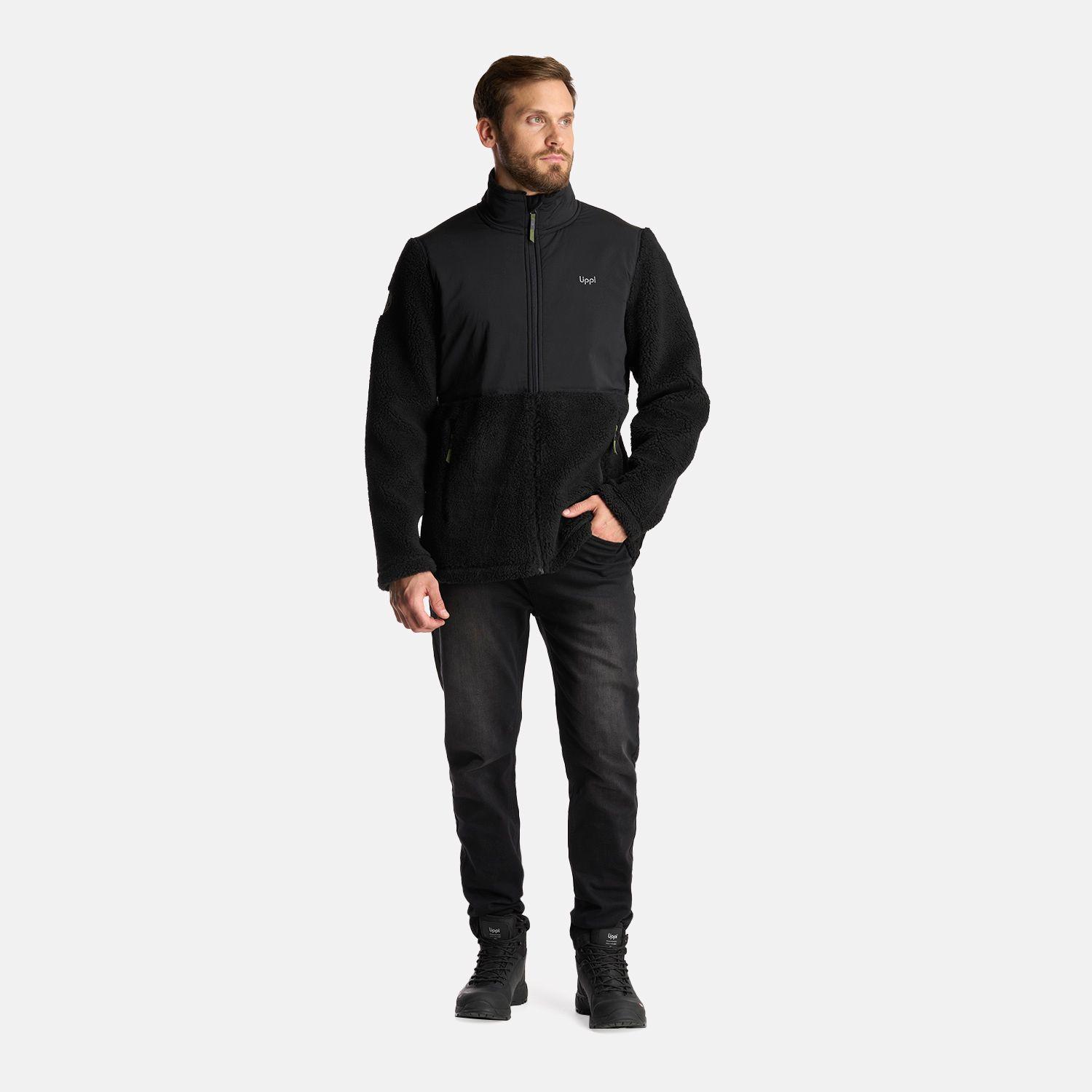 Chaqueta Hombre Glaciar Sherpa-Pro Jacket Negro Lippi I24-7