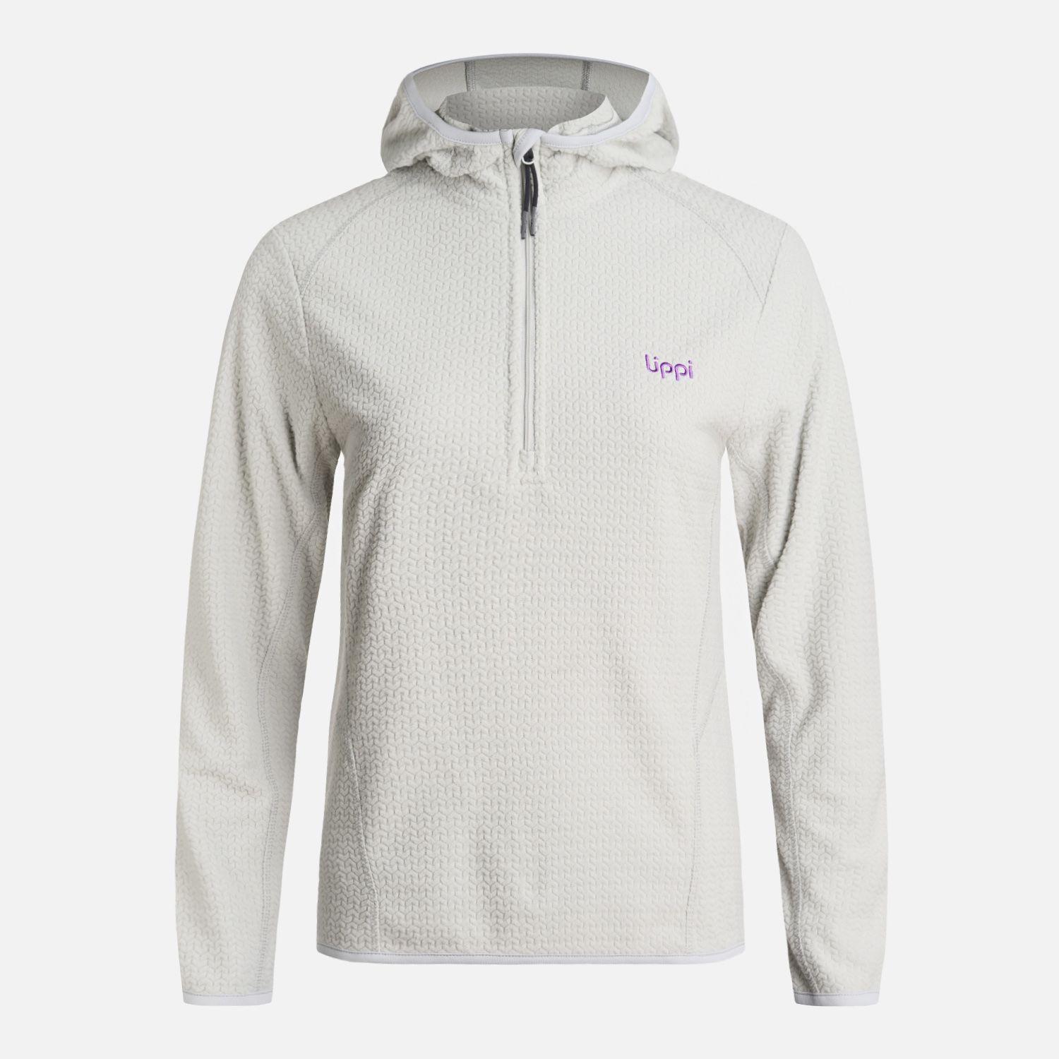 Polerón Teen Girl Mild Nano-F 14 Zip Hoody Gris Claro Lippi-5