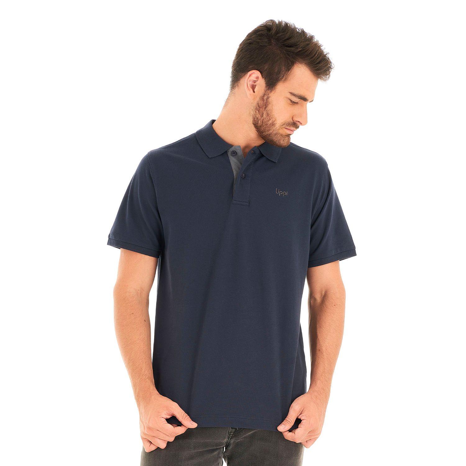 Polera Hombre First Class Elastic Polo Azul Noche Lippi V23-1