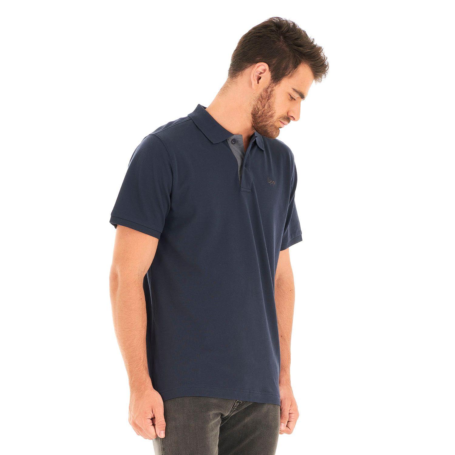 Polera Hombre First Class Elastic Polo Azul Noche Lippi V23-2