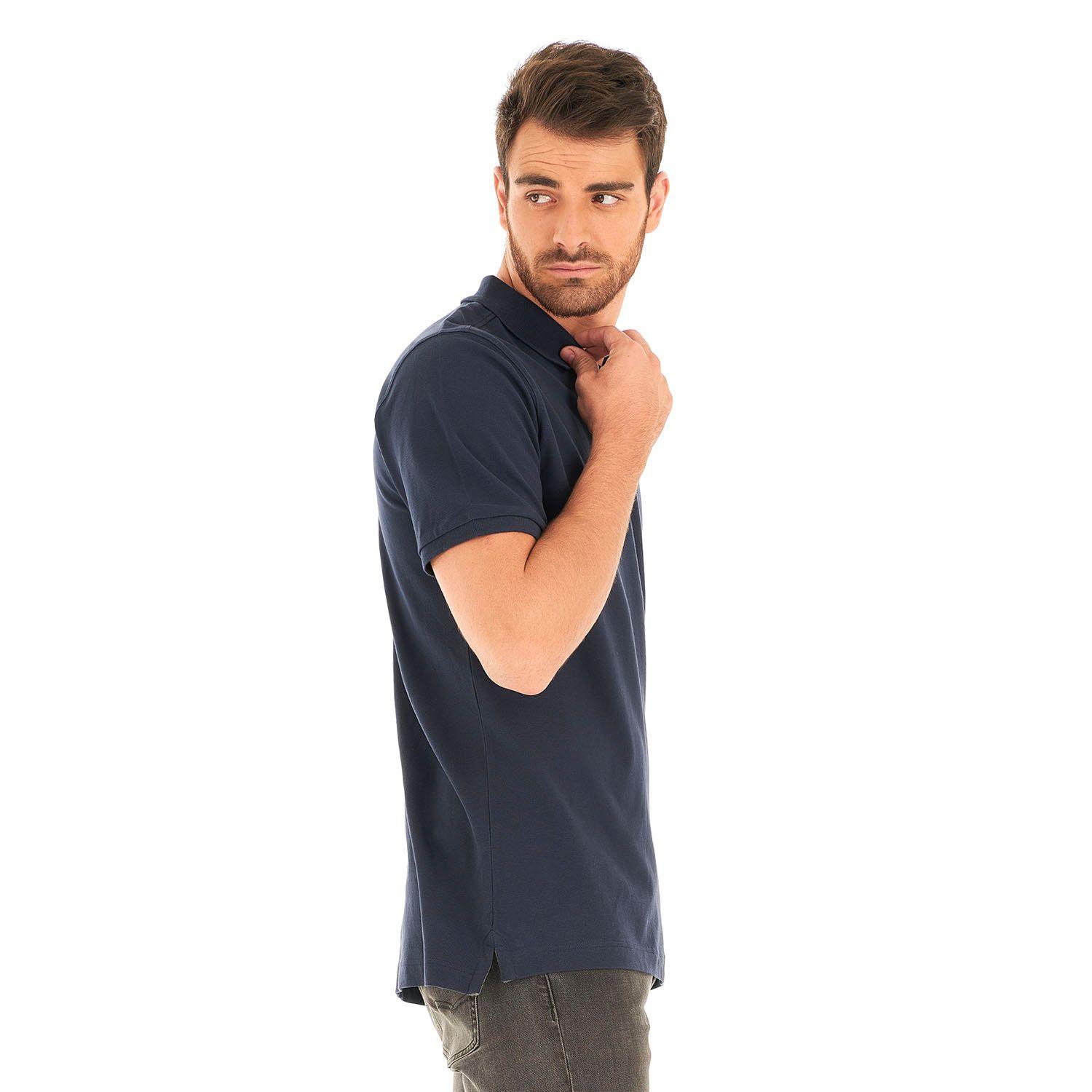 Polera Hombre First Class Elastic Polo Azul Noche Lippi V23-3