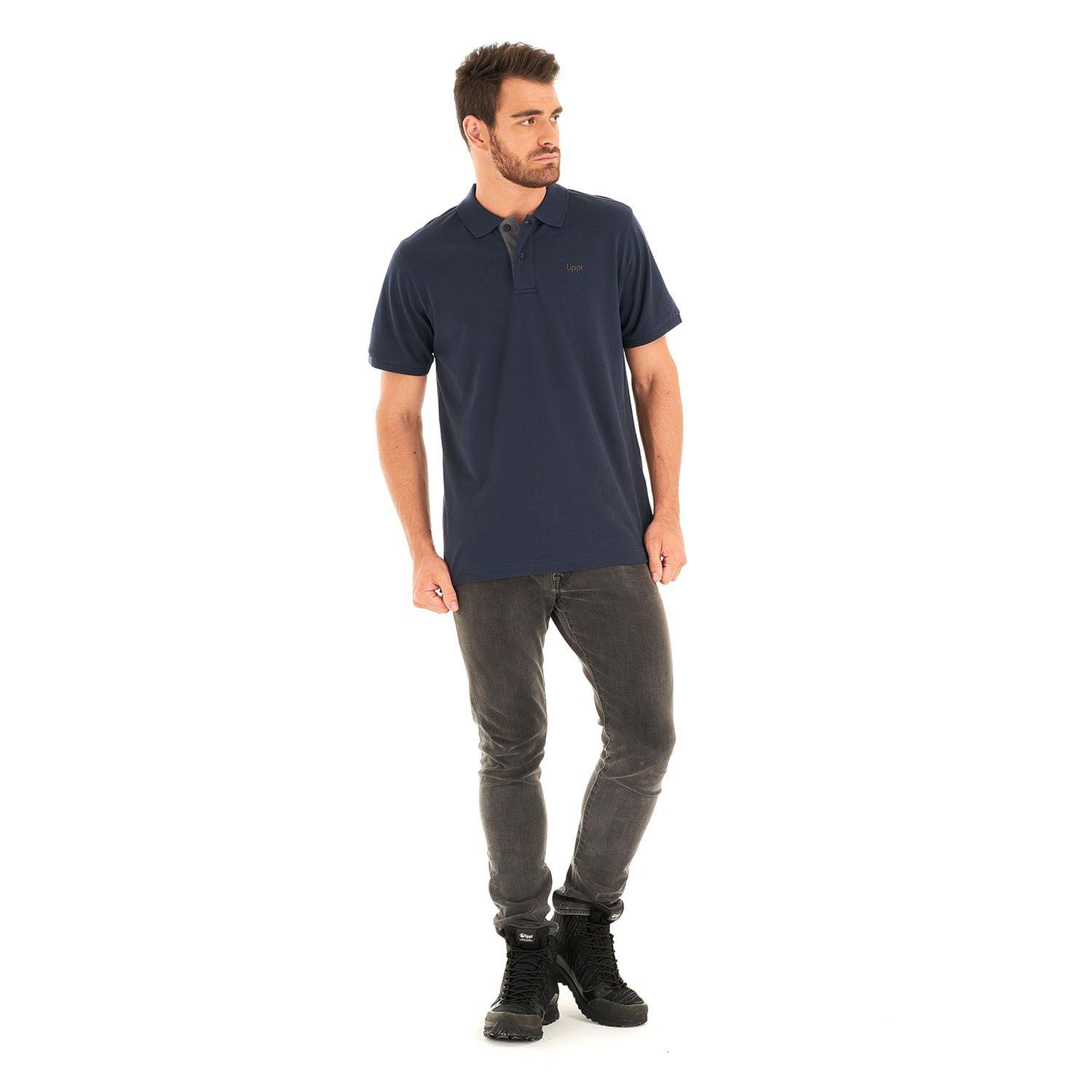 Polera Hombre First Class Elastic Polo Azul Noche Lippi V23-8