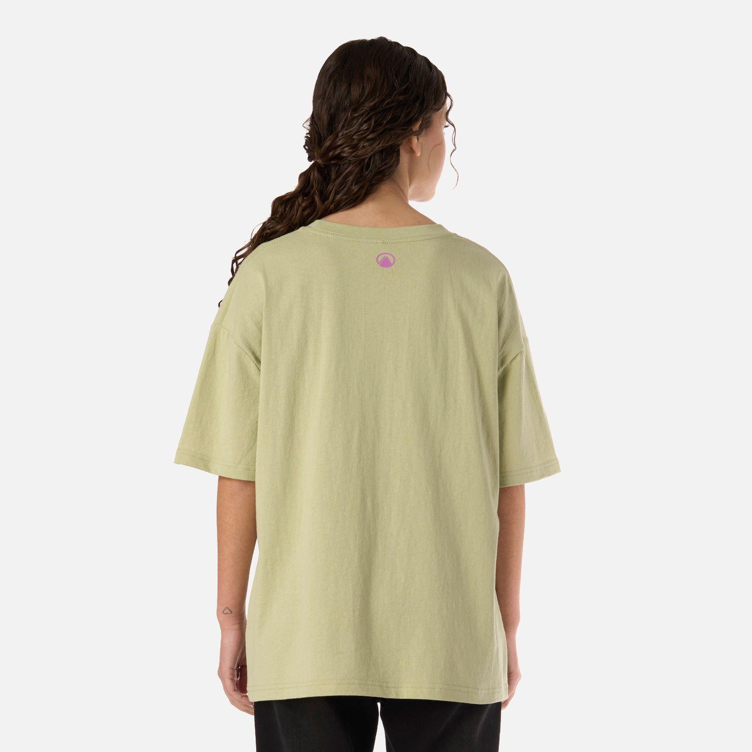 Polera Teen Girl Freedom Oversize T-Shirt Verde manzana Lippi-2