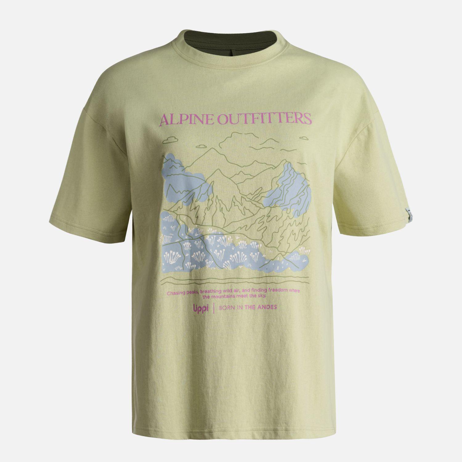 Polera Teen Girl Freedom Oversize T-Shirt Verde manzana Lippi-5
