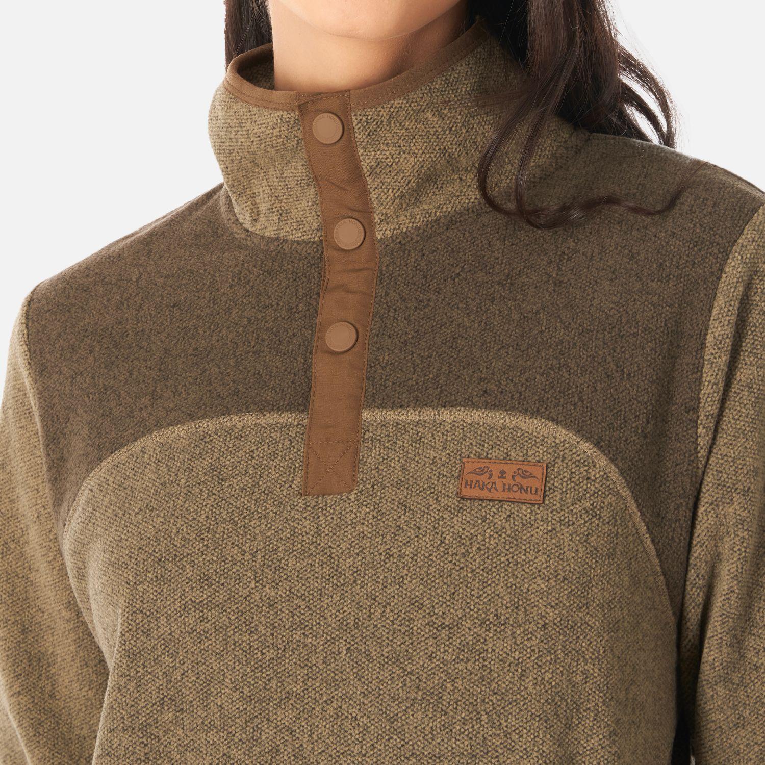 Poleron Mujer Tokerau Beige Haka Honu I22-3