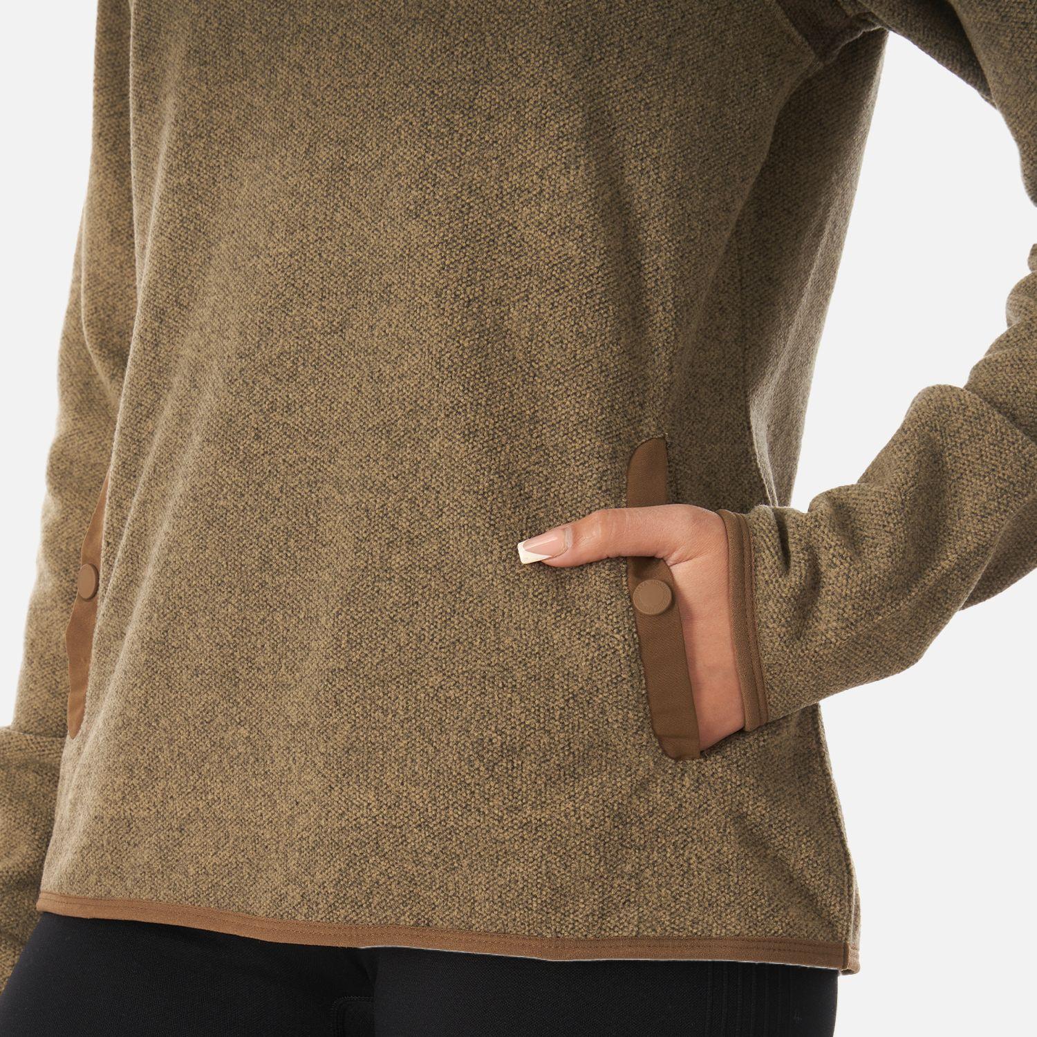 Poleron Mujer Tokerau Beige Haka Honu I22-4