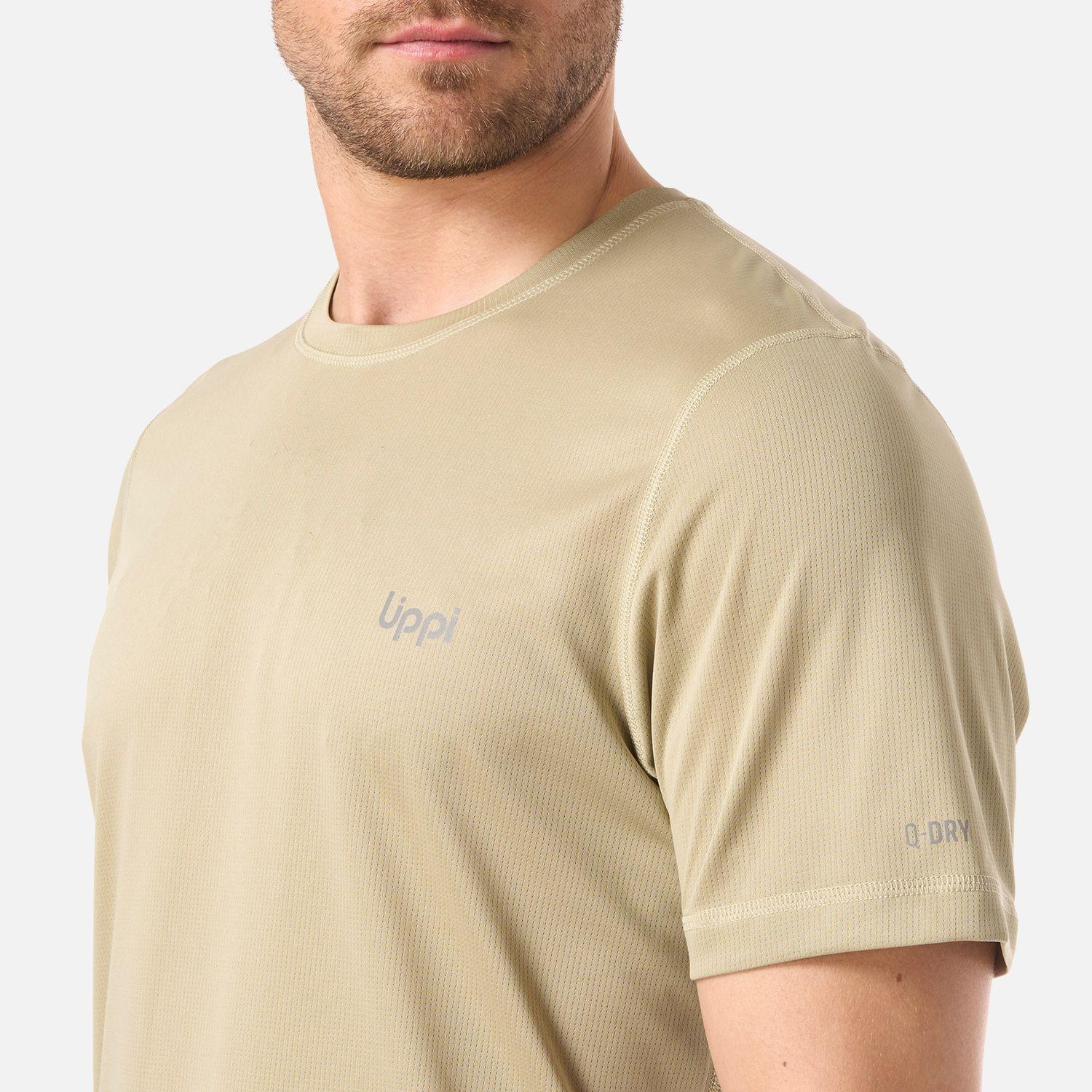 Polera Hombre Core Q-Dry T-Shirt Verde Oliva Lippi V26-3